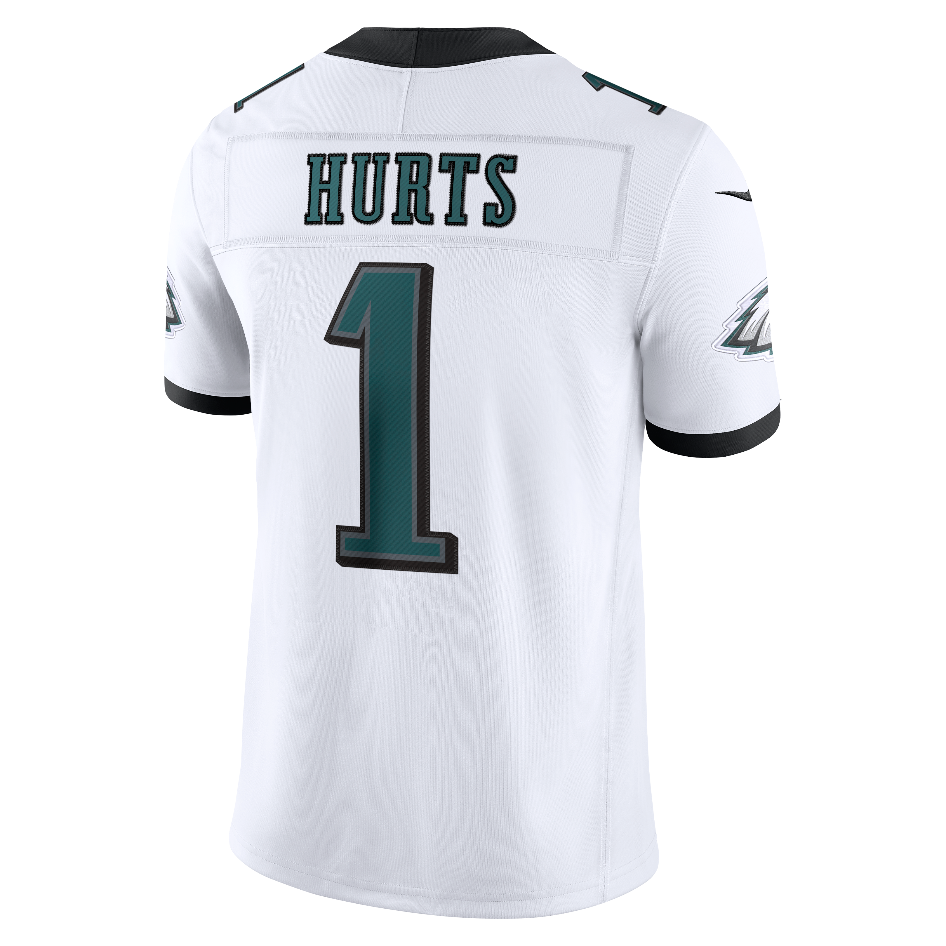 Men's Philadelphia Eagles Jalen Hurts Nike White Vapor Fuse Stitched Limited Jersey