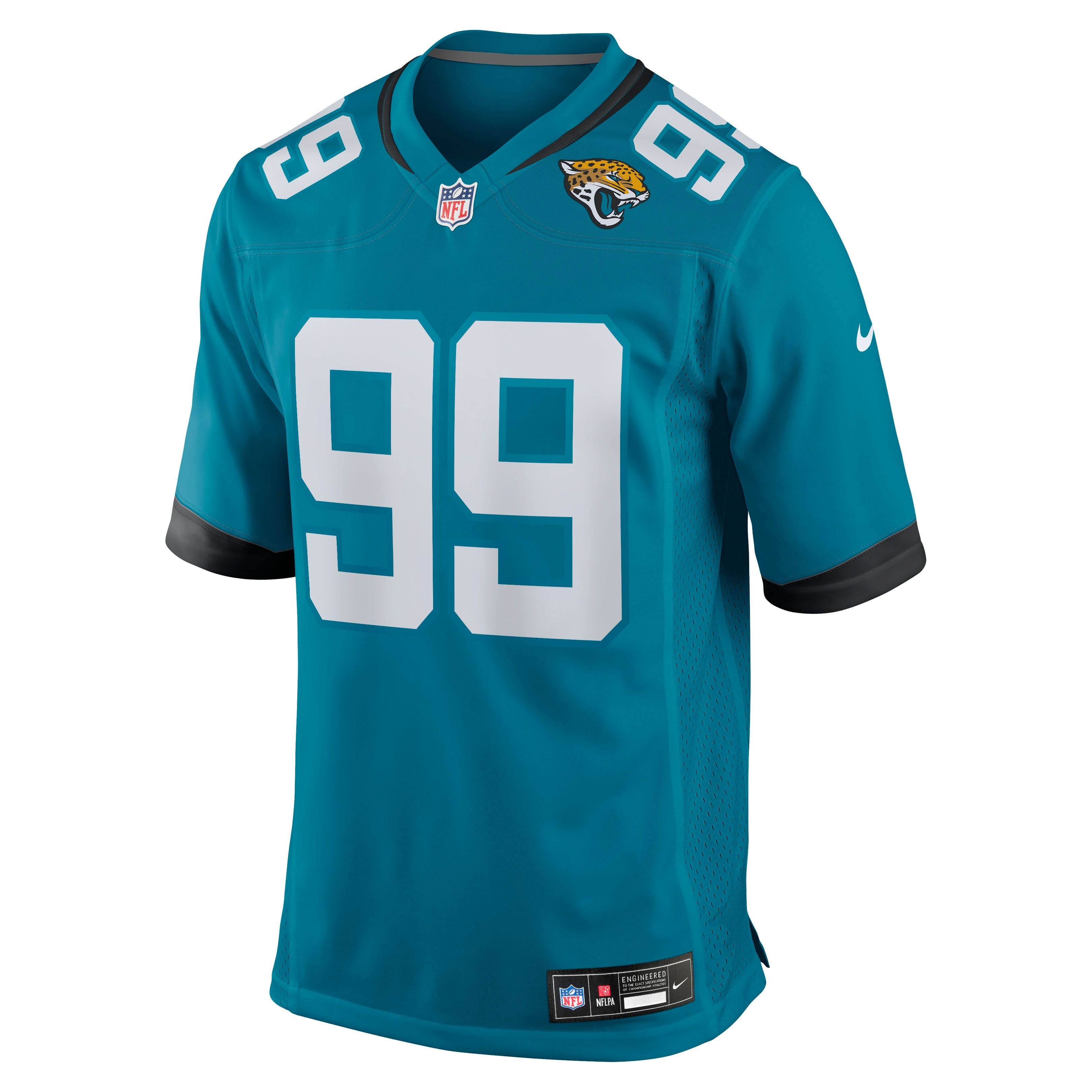 Men's Jacksonville Jaguars Ruke Orhorhoro Nike Teal Team Game Jersey