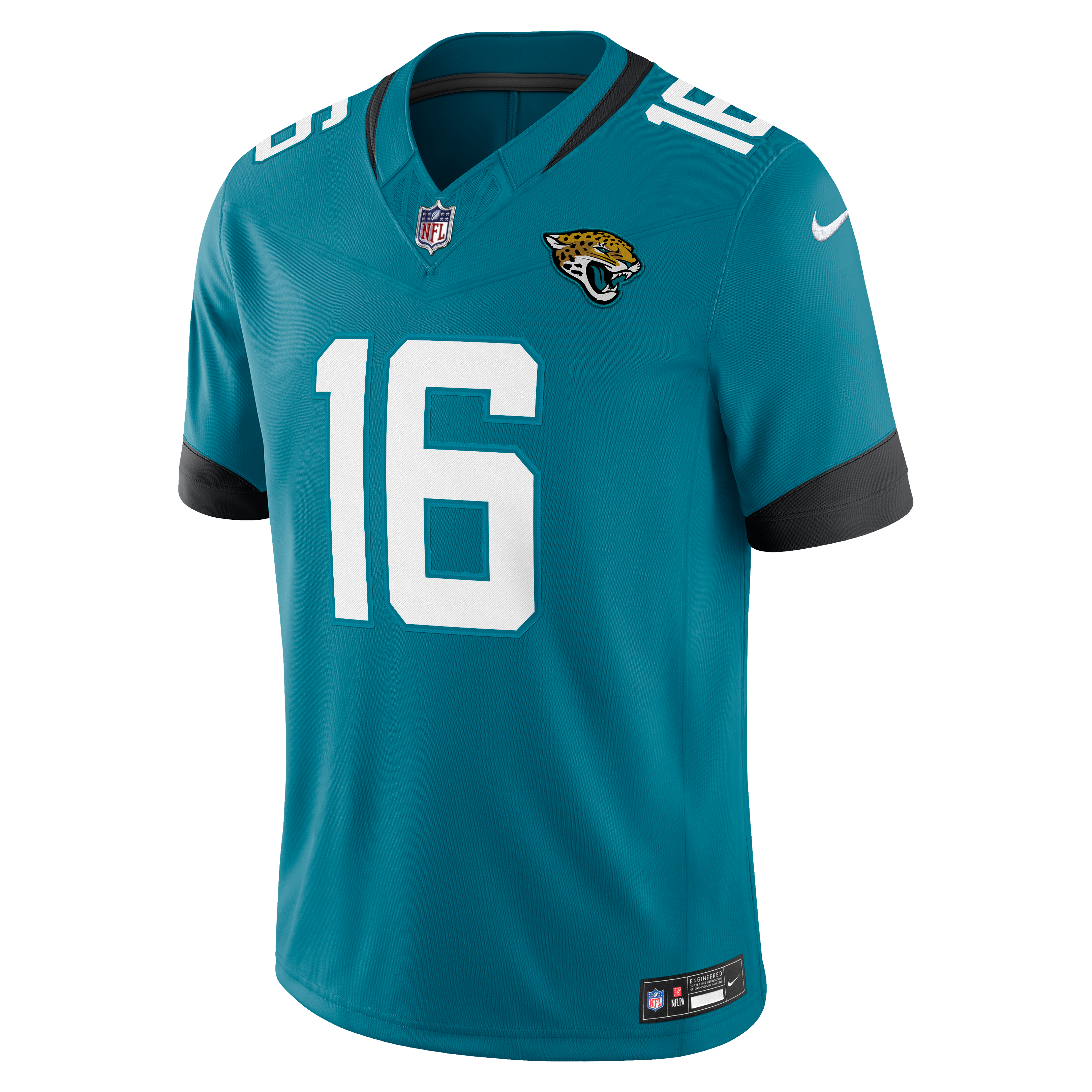 Men's Jacksonville Jaguars Trevor Lawrence Nike Teal Team Vapor Fuse Stitched Limited Jersey