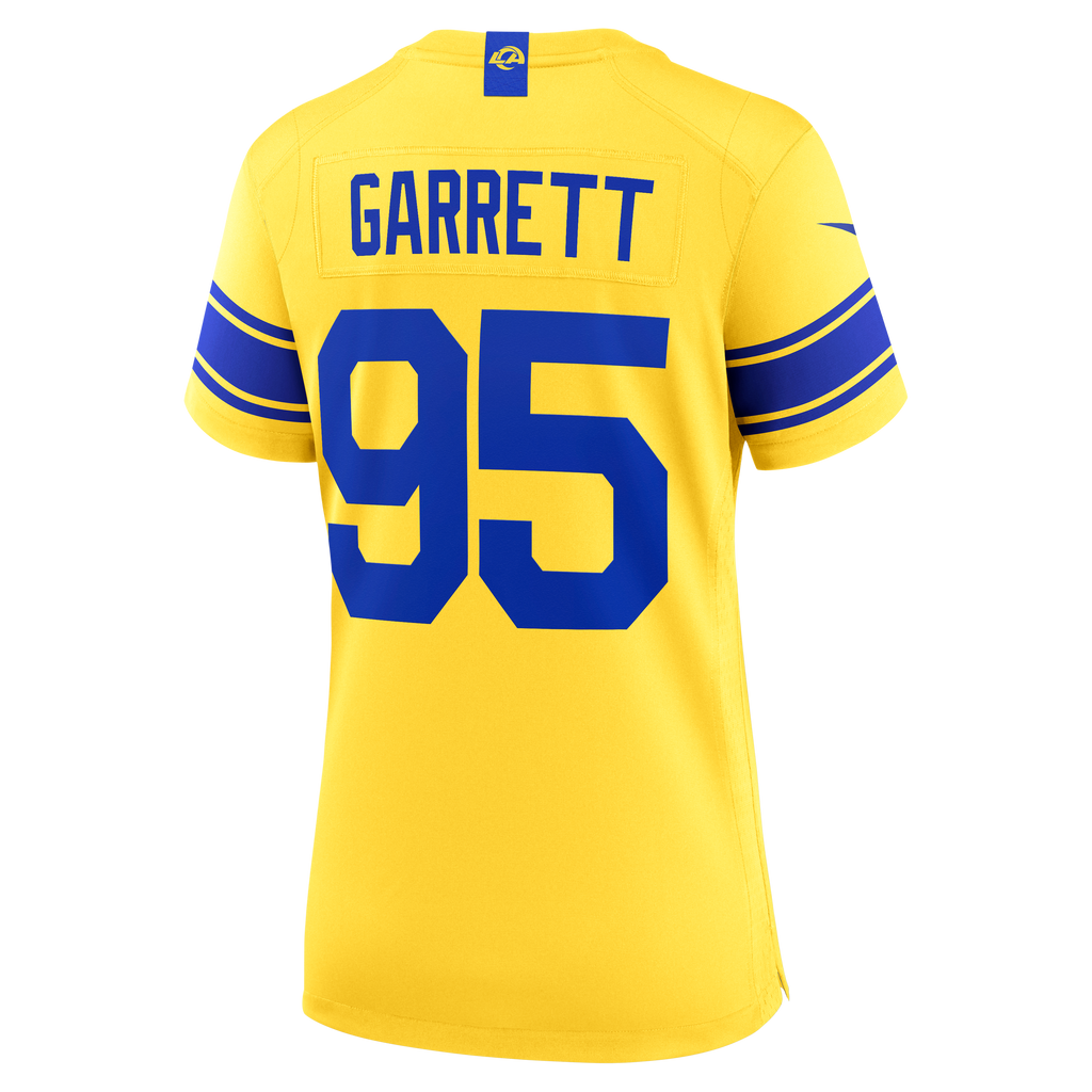 Women's Los Angeles Rams Myles Garrett Nike Classic Sol Game Jersey