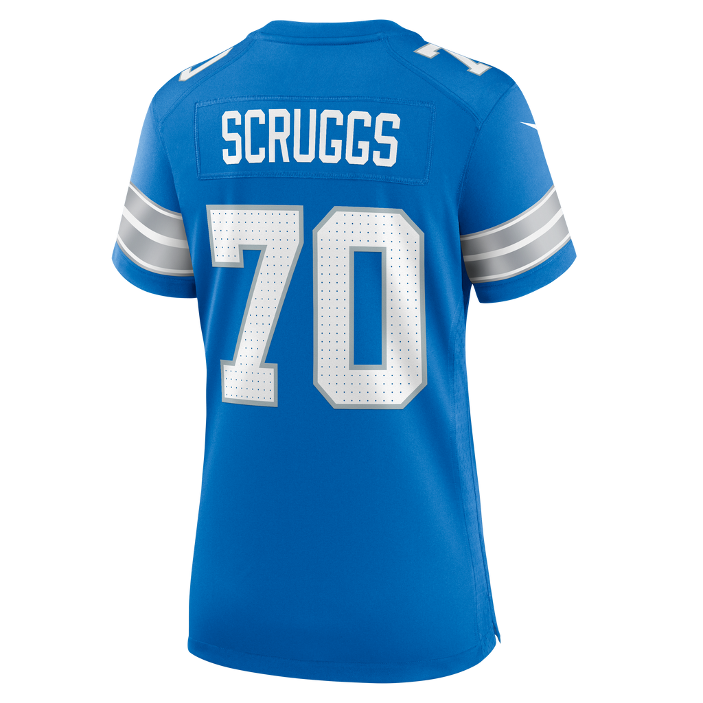 Women's Detroit Lions Juice Scruggs Nike Blue Team Game Jersey