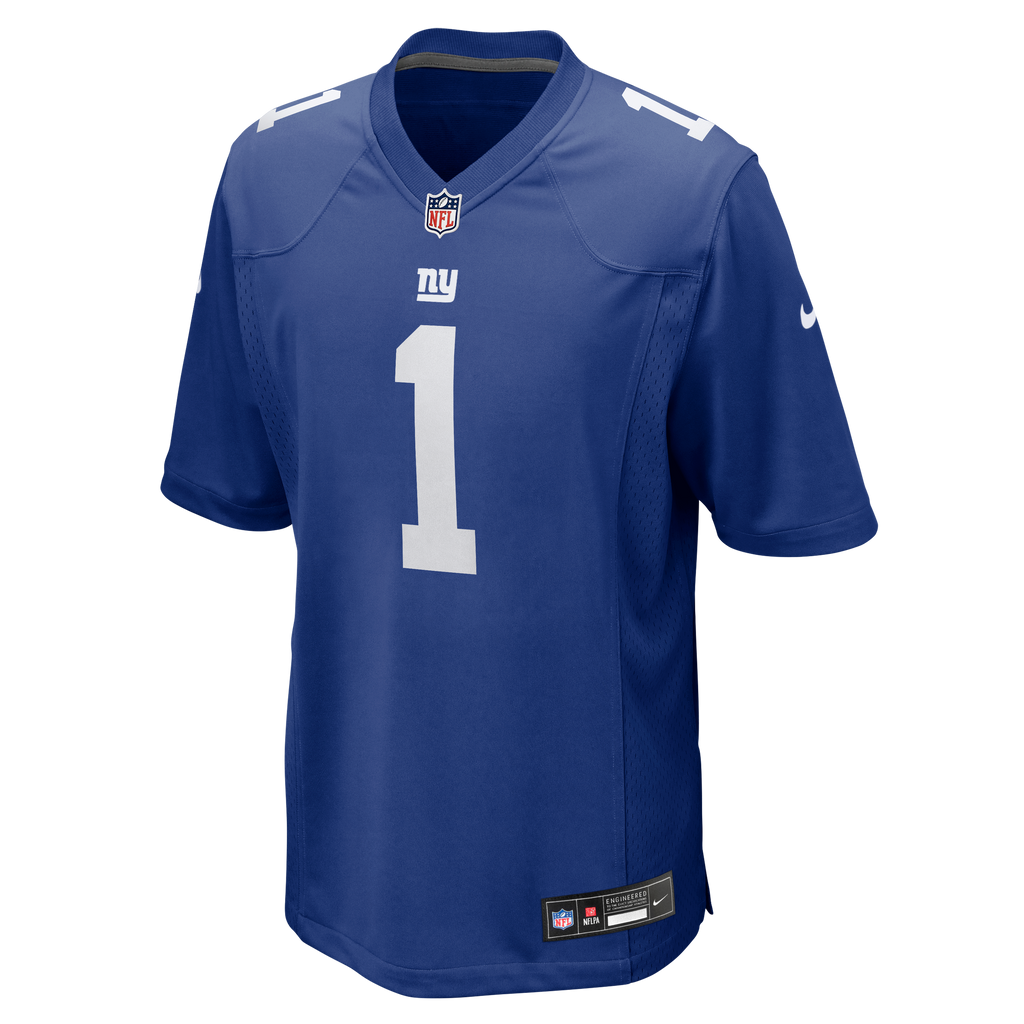 Men's New York Giants Arvell Reese Nike Royal 2026 Nfl Draft First Round Pick No 5 Team Game Jersey