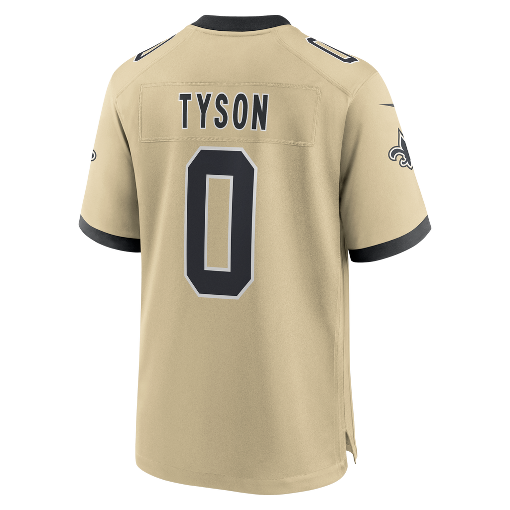 Men's New Orleans Saints Jordyn Tyson Nike Gold 2026 Nfl Draft First Round Pick No 8 Alternate Game Jersey