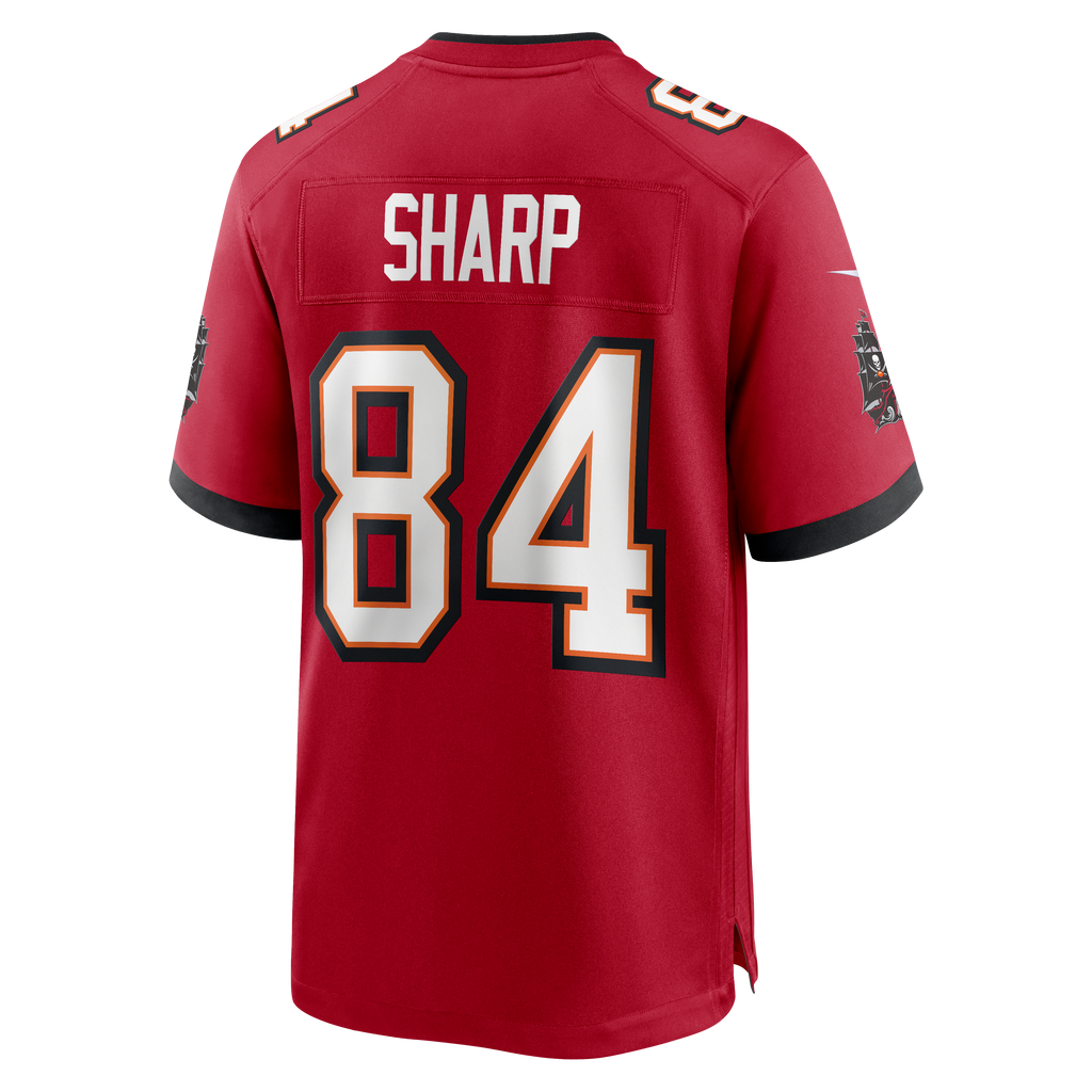 Men's Tampa Bay Buccaneers Bauer Sharp Nike Red Team Game Jersey
