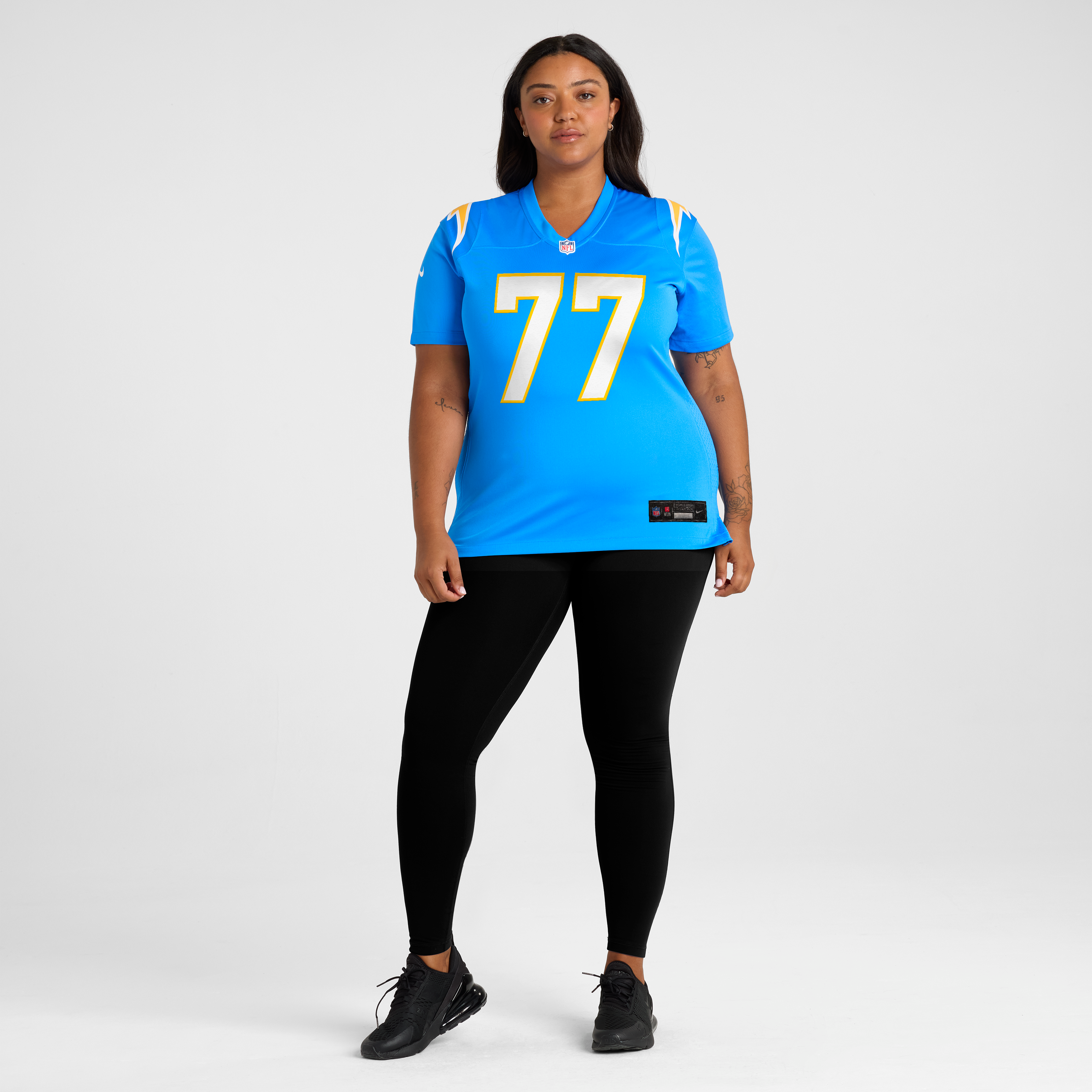 Women's Los Angeles Chargers Travis Burke Nike Powder Blue Team Game Jersey