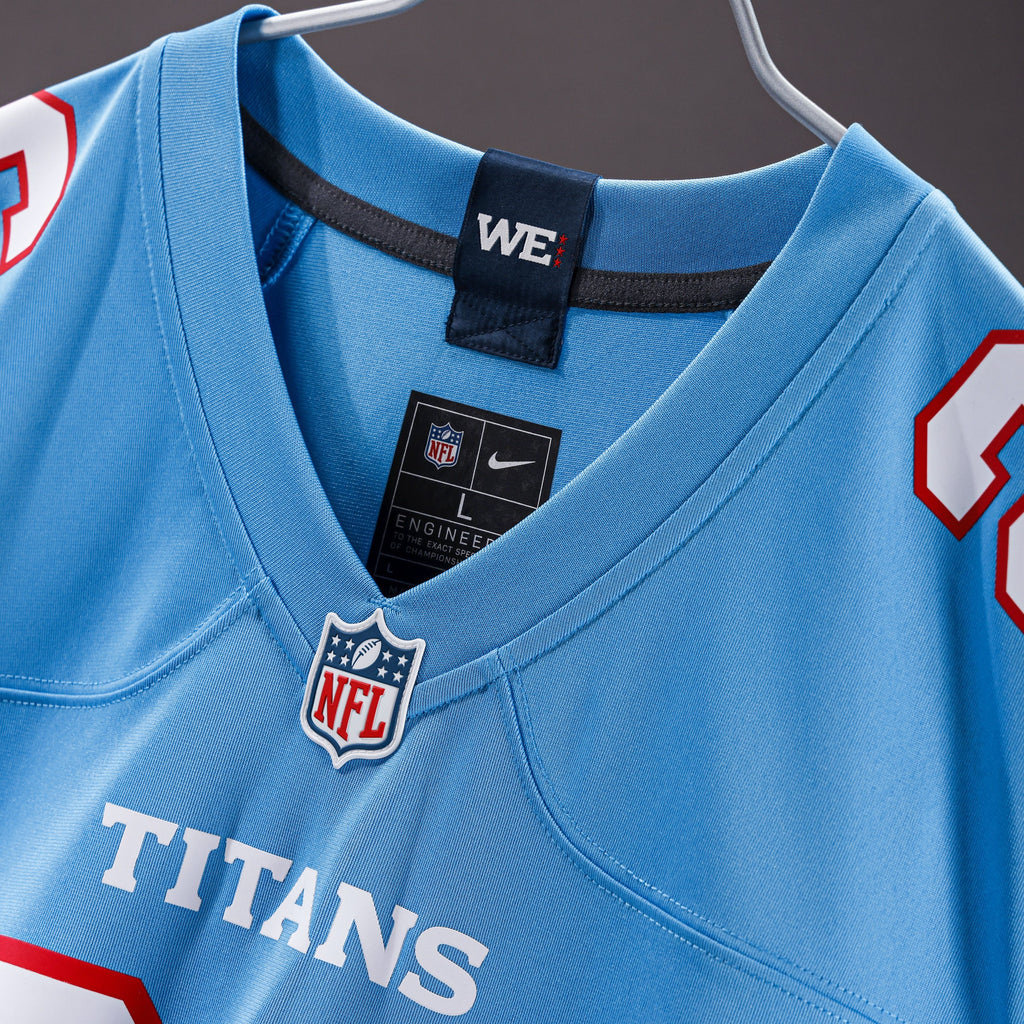 Men's Tennessee Titans John Franklin Myers Nike Light Blue Team Game Jersey