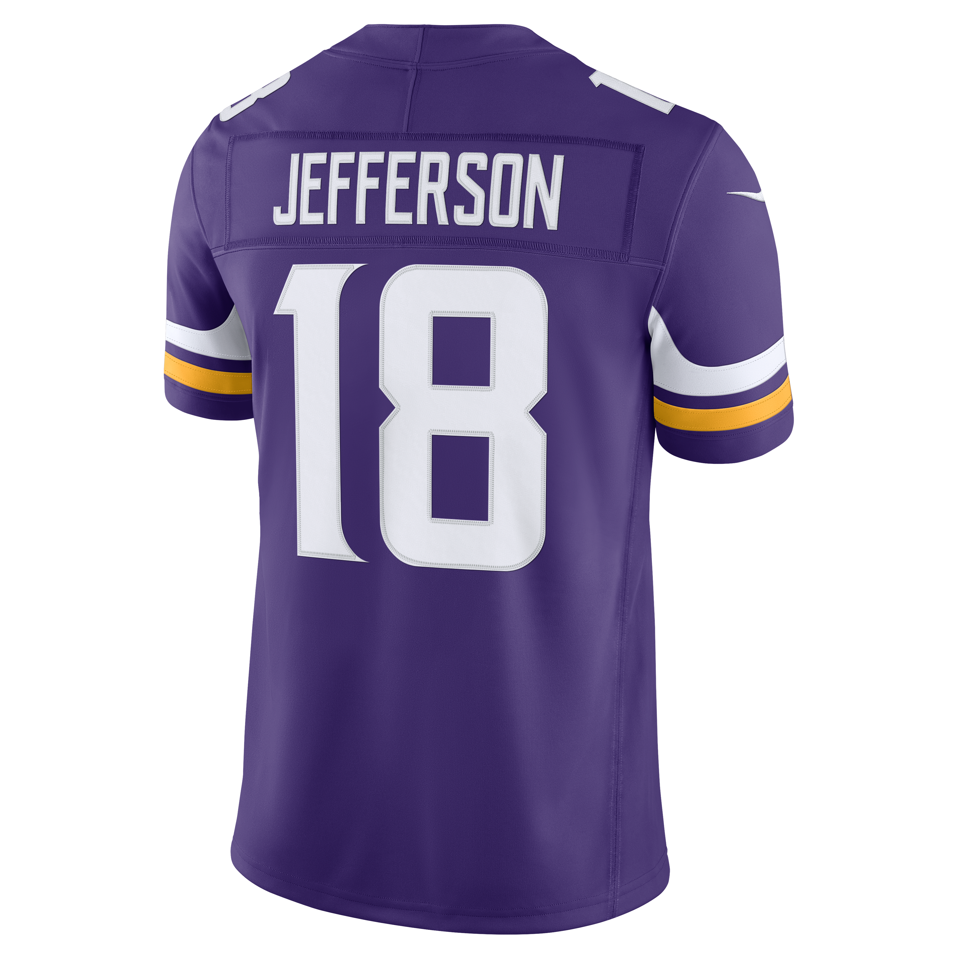 Men's Minnesota Vikings Justin Jefferson Nike Purple Team Vapor Fuse Stitched Limited Jersey