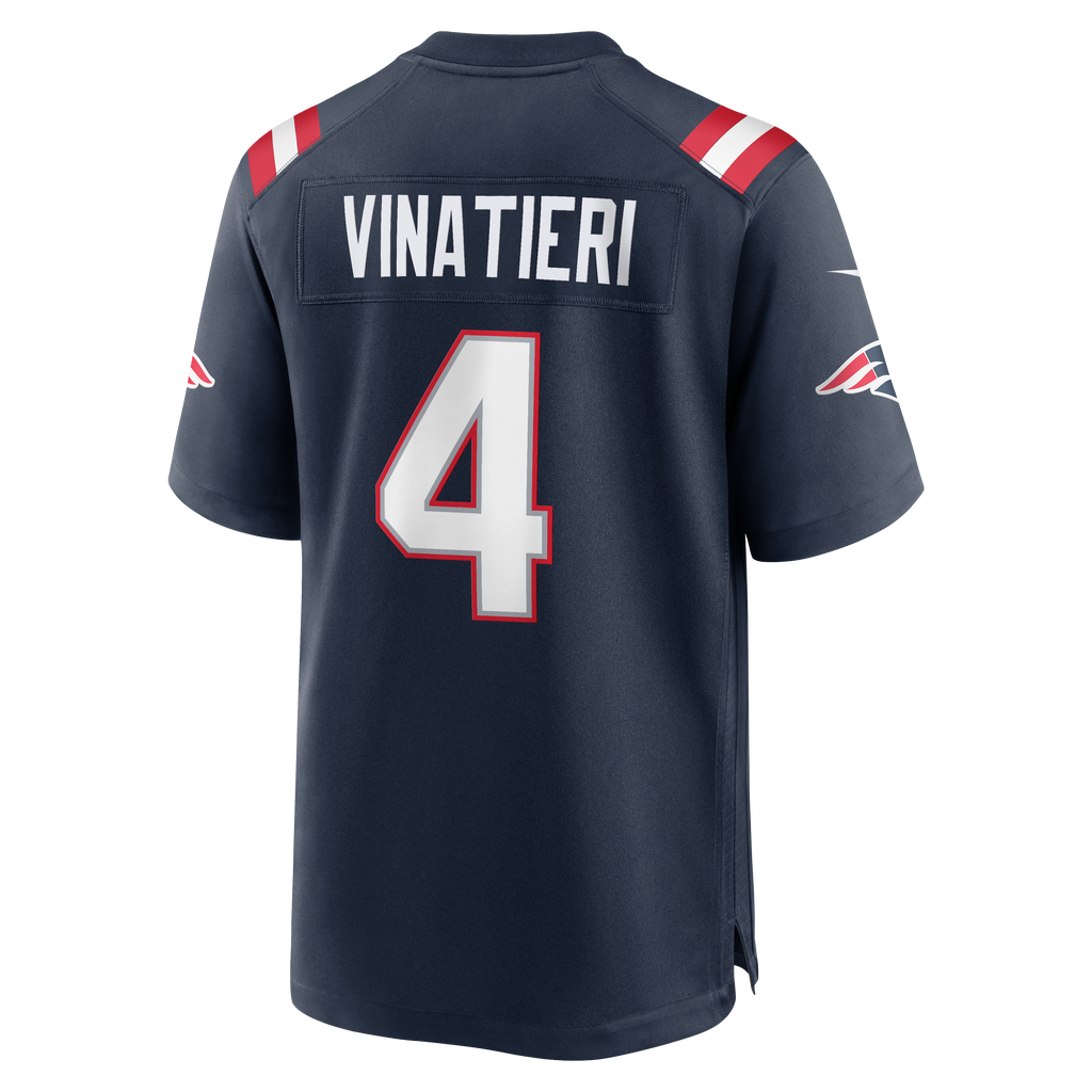 Men's New England Patriots Adam Vinatieri Nike Navy Team Retired Game Jersey