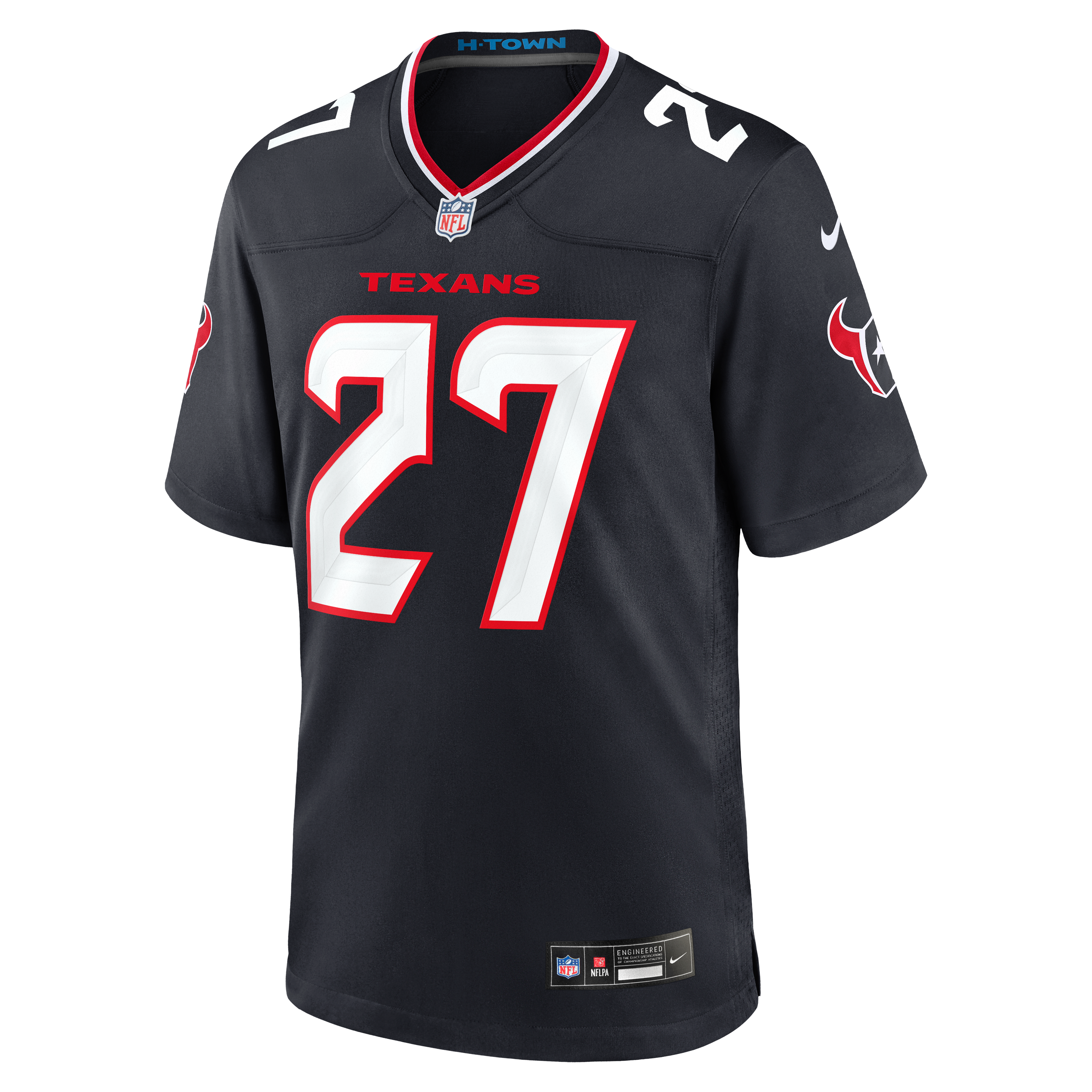 Men's Houston Texans Kamari Ramsey Nike Navy Team Game Jersey