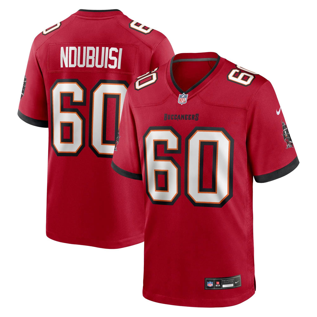 Men's Tampa Bay Buccaneers Haggai Ndubuisi Nike Red Team Game Jersey