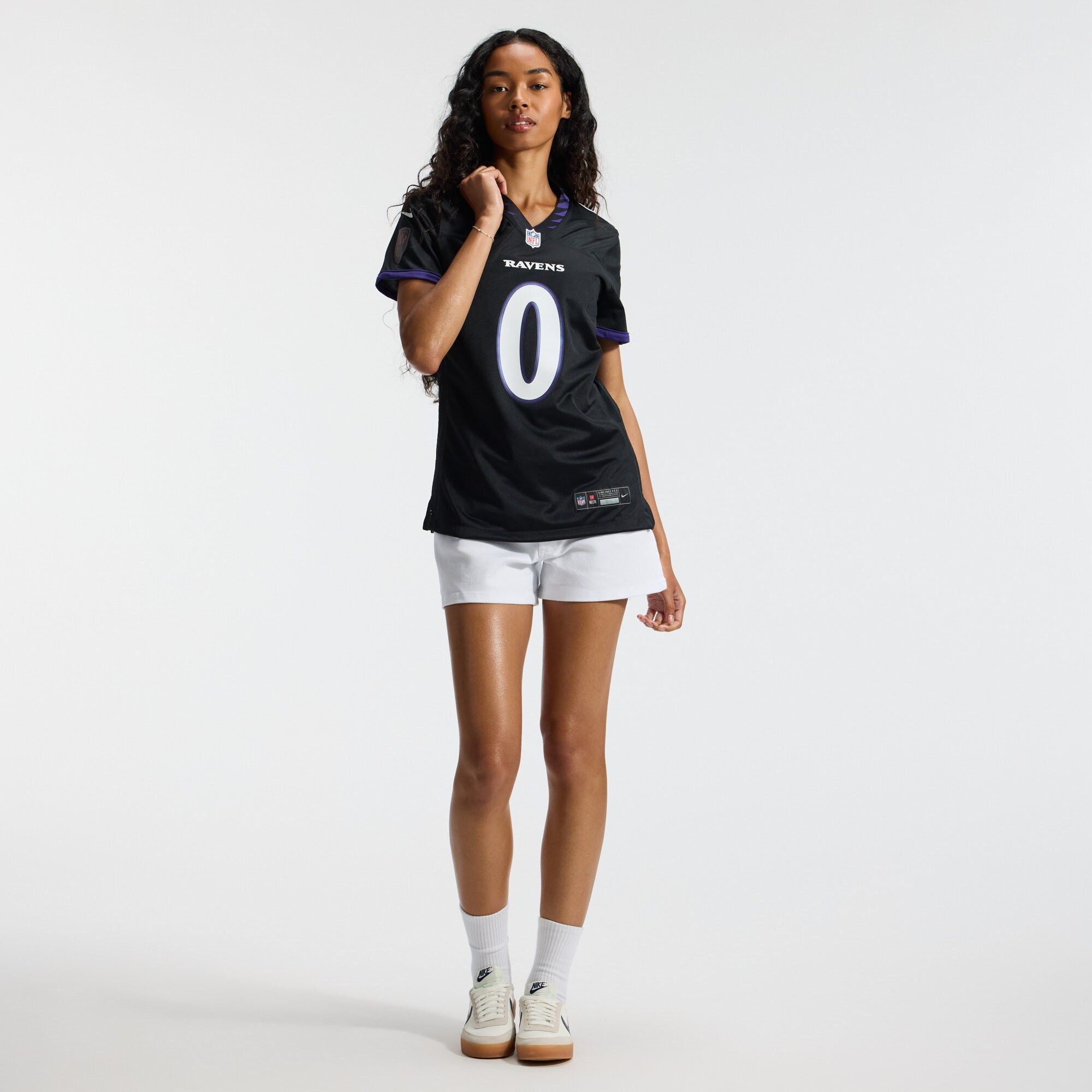 Women's Baltimore Ravens Roquan Smith Nike Black Alternate Game Jersey