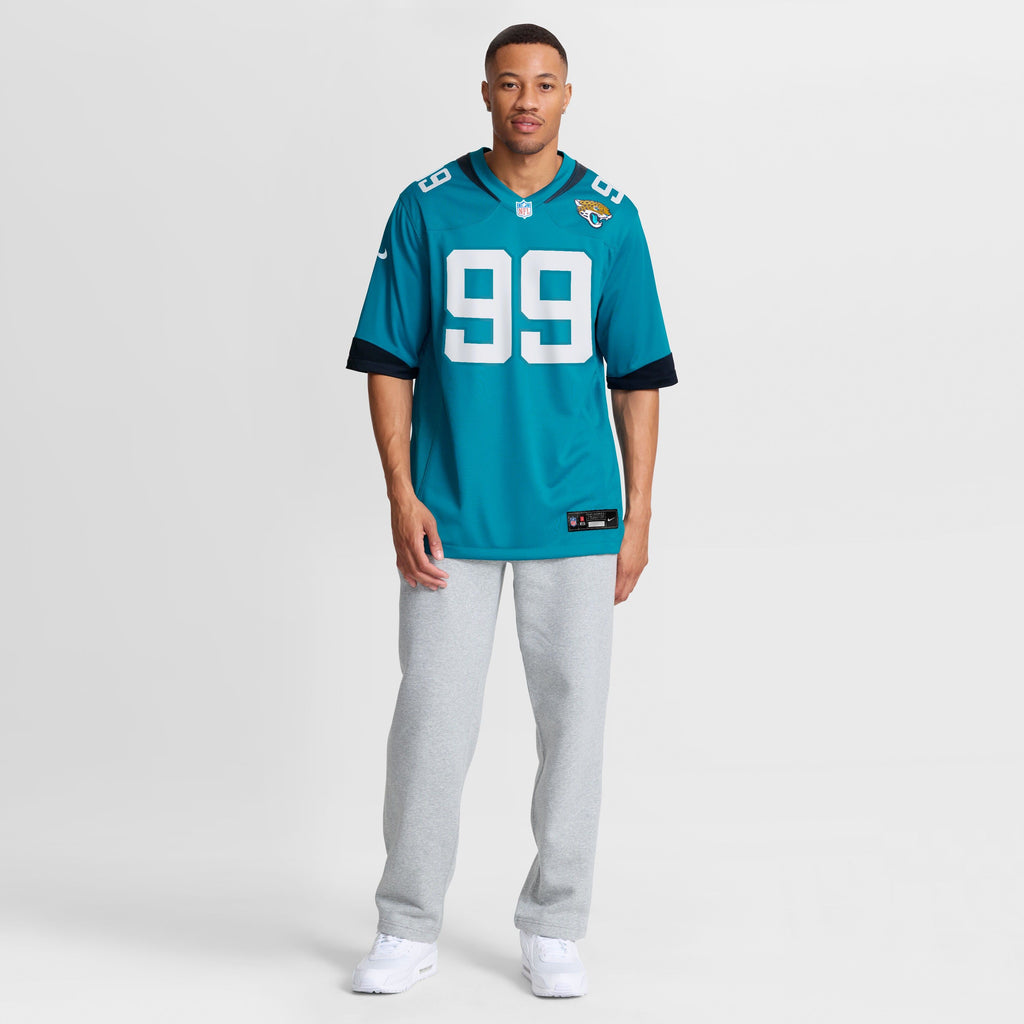 Men's Jacksonville Jaguars Ruke Orhorhoro Nike Teal Team Game Jersey