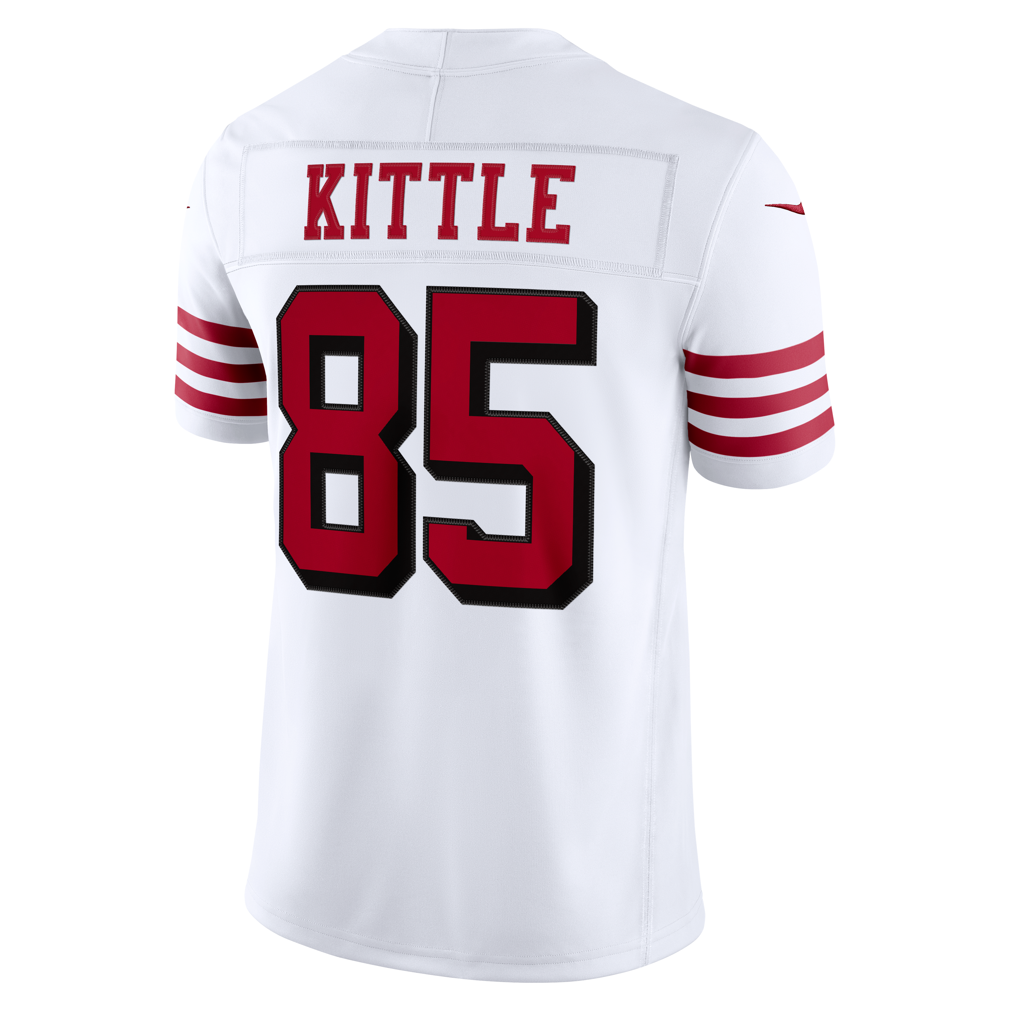 Men's San Francisco 49Ers George Kittle Nike White Alternate Vapor Fuse Stitched Limited Jersey