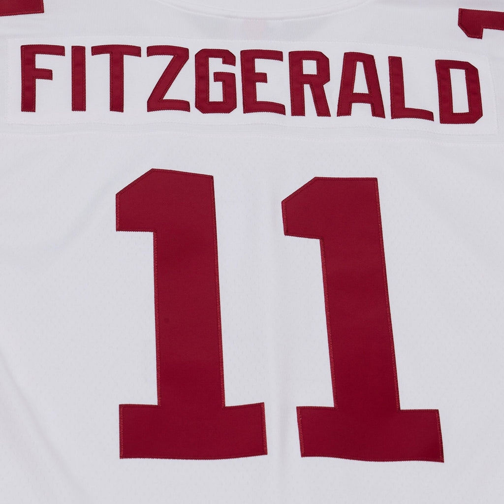 Men's Arizona Cardinals Larry Fitzgerald Mitchell And Ness White 2004 Legacy Replica Player Jersey