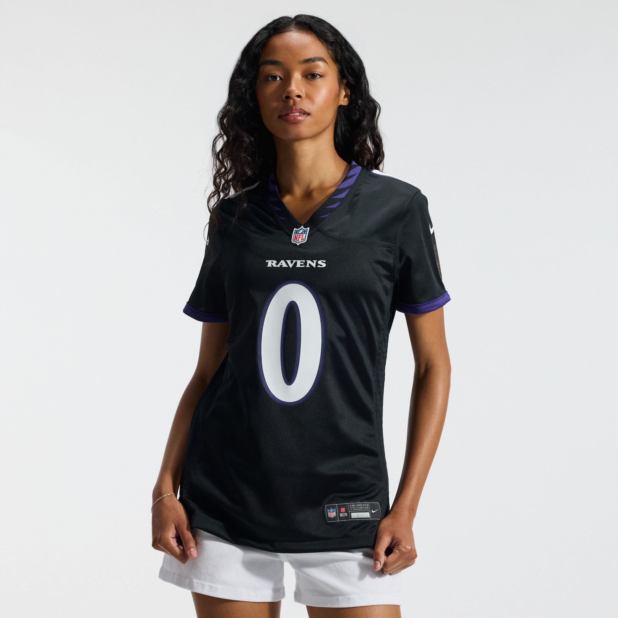 Women's Baltimore Ravens Roquan Smith Nike Black Alternate Game Jersey