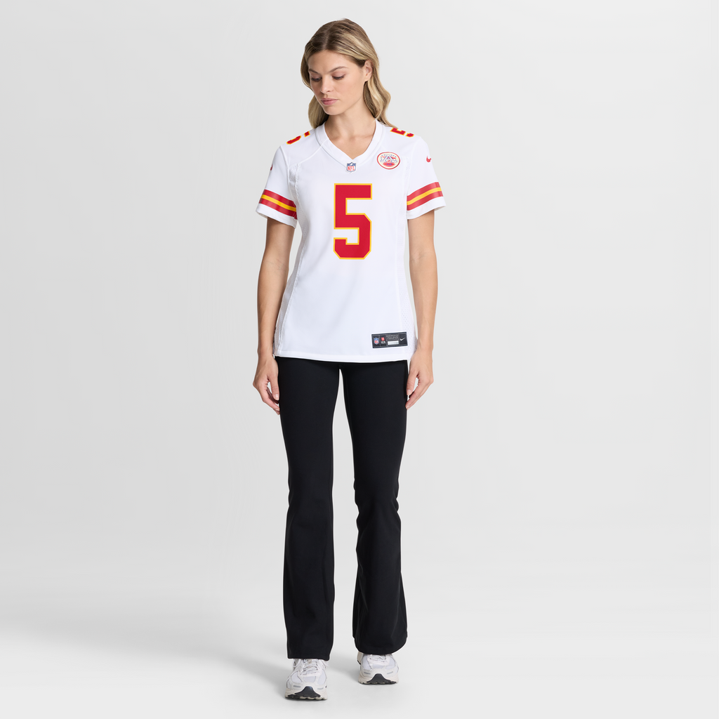 Women's Kansas City Chiefs Mansoor Delane Nike White Game Jersey