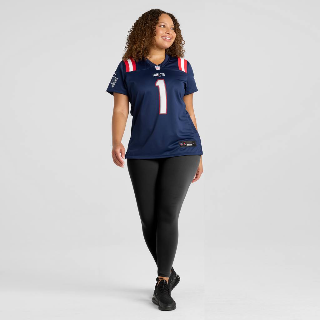 Women's New England Patriots Aj Brown Nike Navy Game Jersey