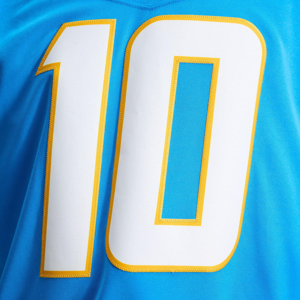 Men's Los Angeles Chargers Justin Herbert Nike Powder Blue Team Vapor Fuse Stitched Limited Jersey
