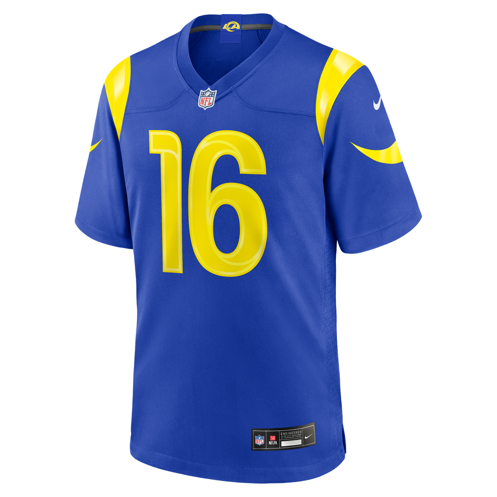 Men's Los Angeles Rams Tru Edwards Nike Royal Team Game Jersey