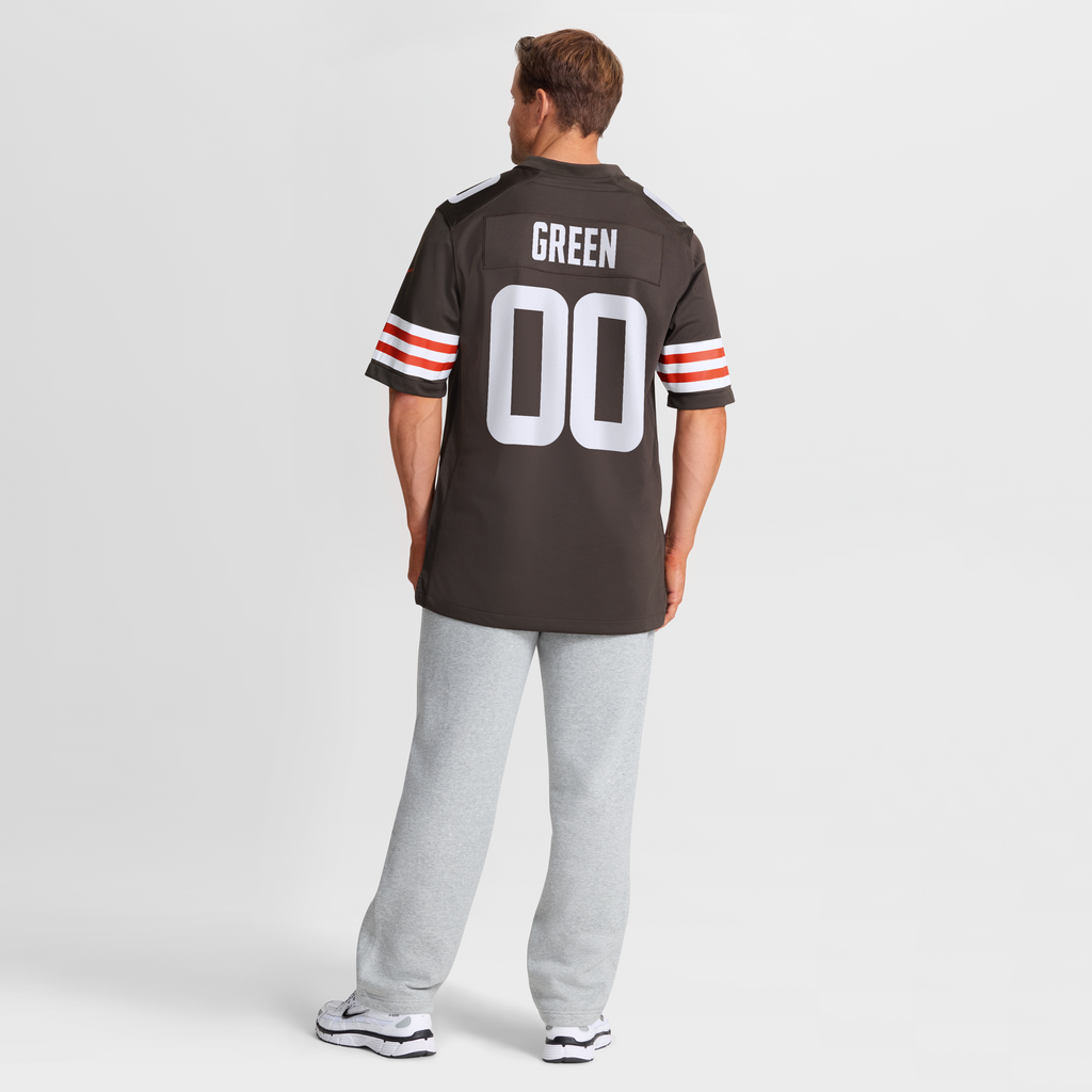 Men's Cleveland Browns Taylen Green Nike Brown Game Jersey