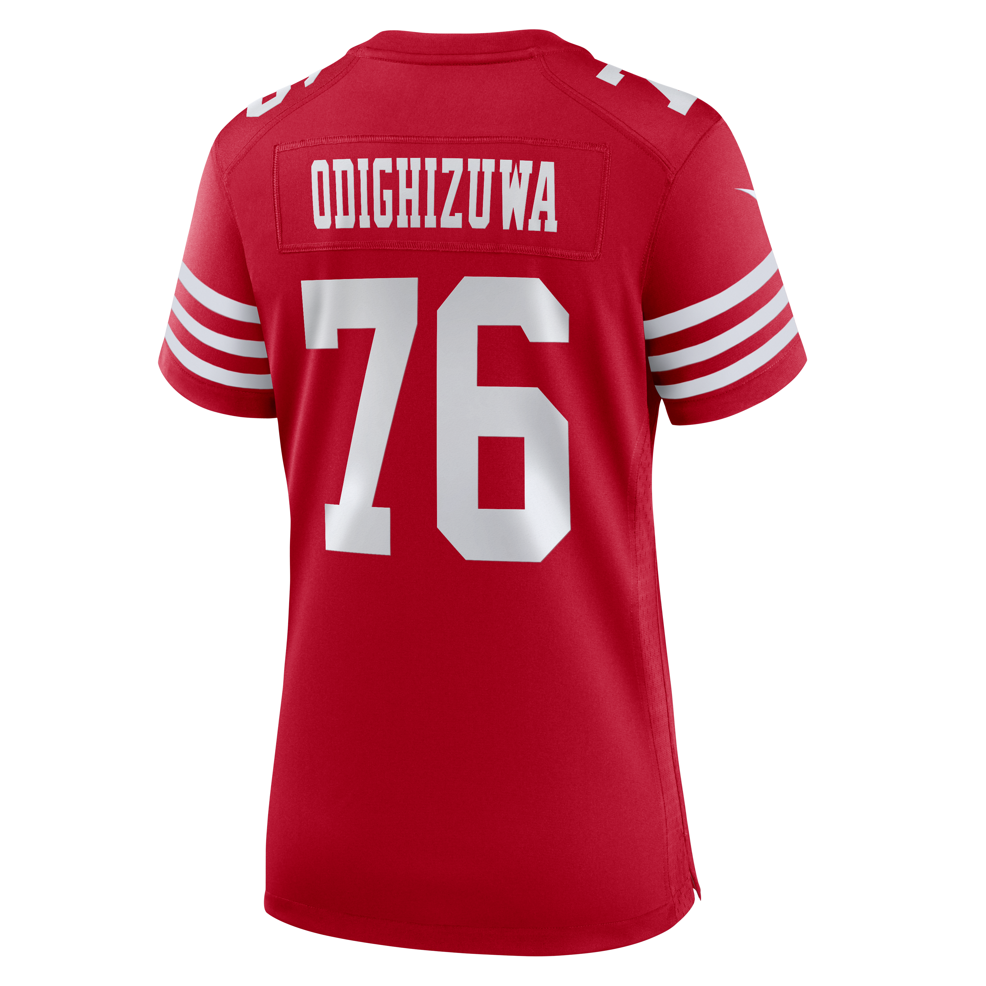 Women's San Francisco 49Ers Osa Odighizuwa Nike Scarlet Team Game Jersey