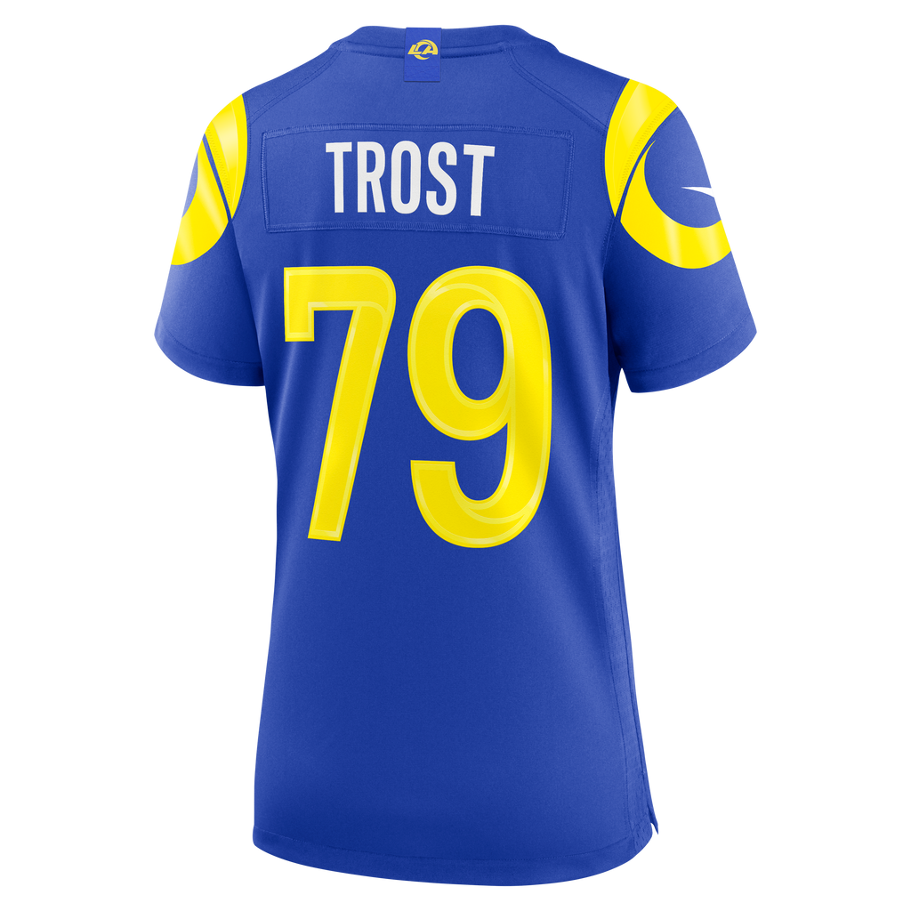 Women's Los Angeles Rams Keagen Trost Nike Royal Team Game Jersey
