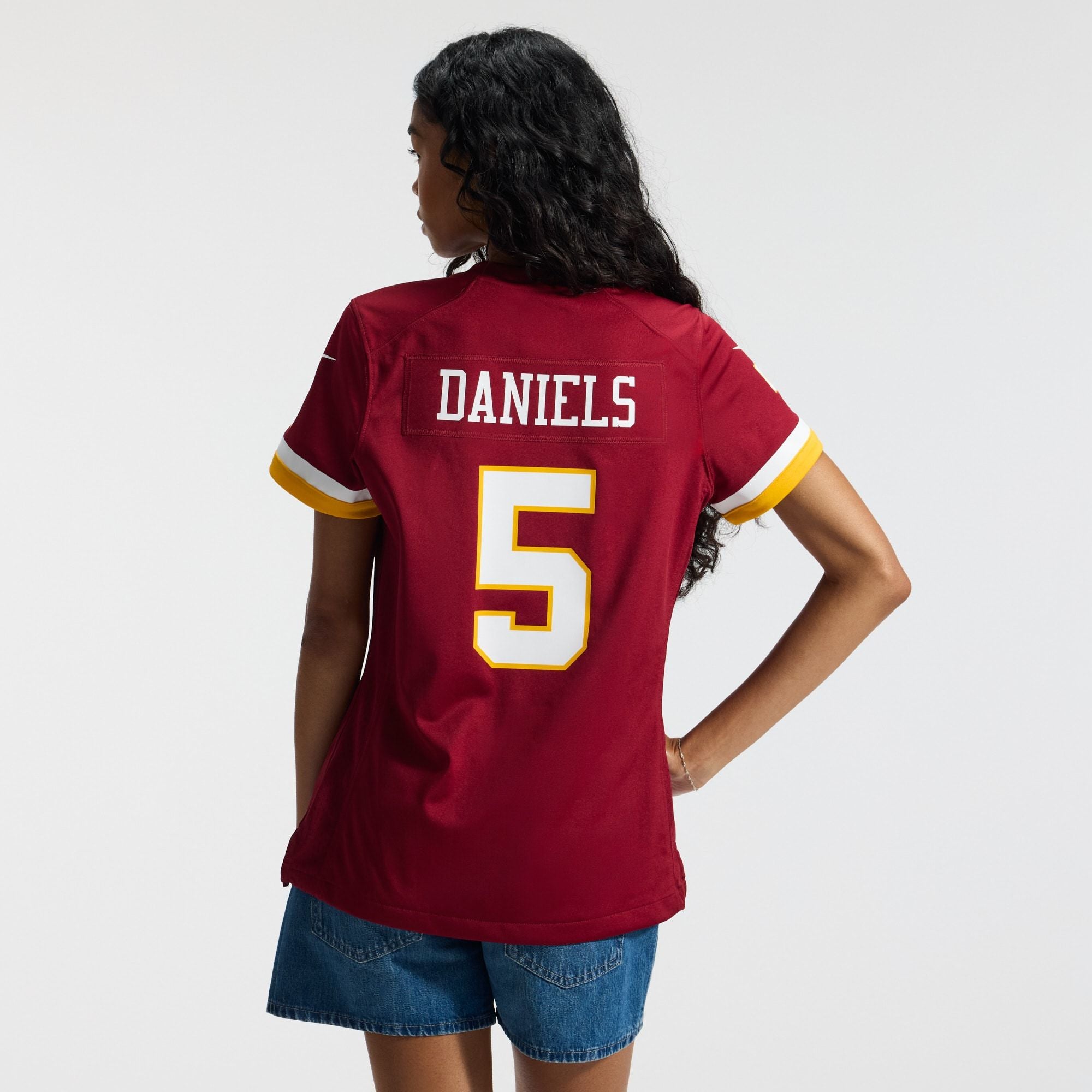 Women's Washington Commanders Jayden Daniels Nike Burgundy Game Jersey