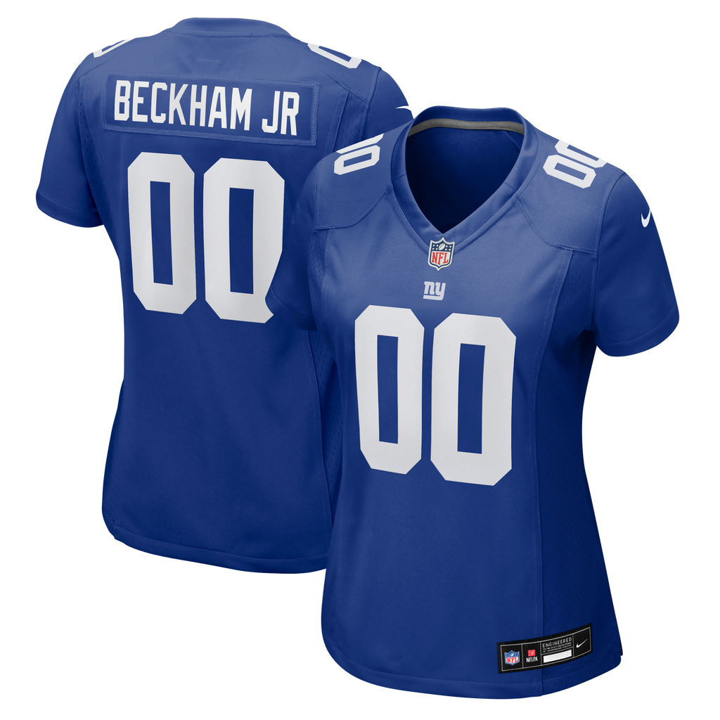 Women's New York Giants Odell Beckham Jr Nike Royal Team Game Jersey