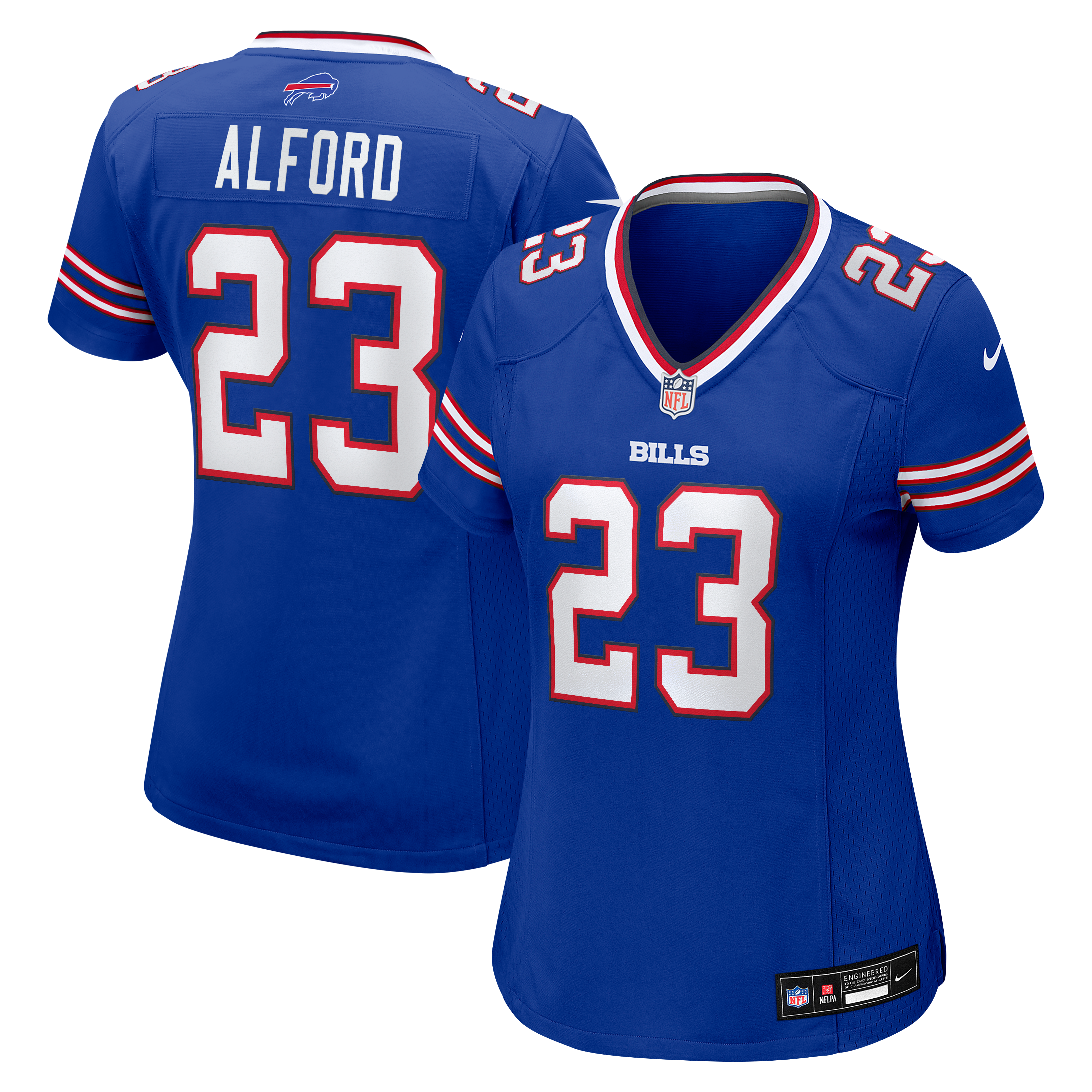 Women's Buffalo Bills Dee Alford Nike Royal Team Game Jersey