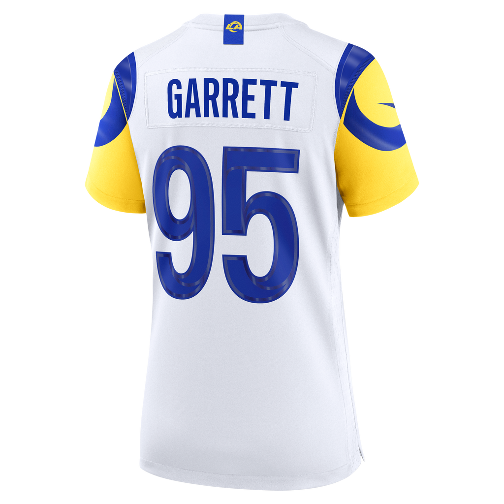 Women's Los Angeles Rams Myles Garrett Nike White Game Jersey