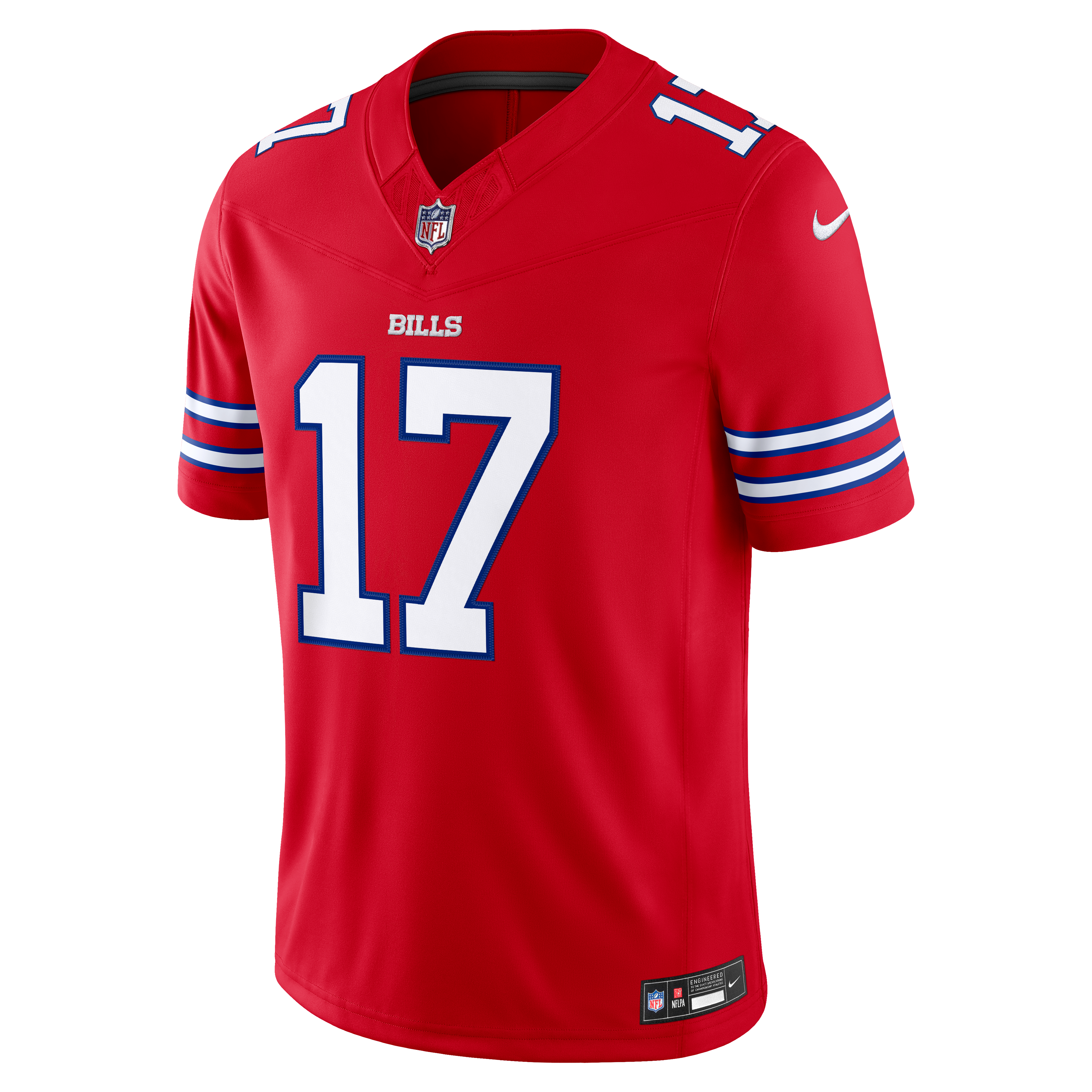 Men's Buffalo Bills Josh Allen Nike Red Alternate Vapor Fuse Stitched Limited Jersey