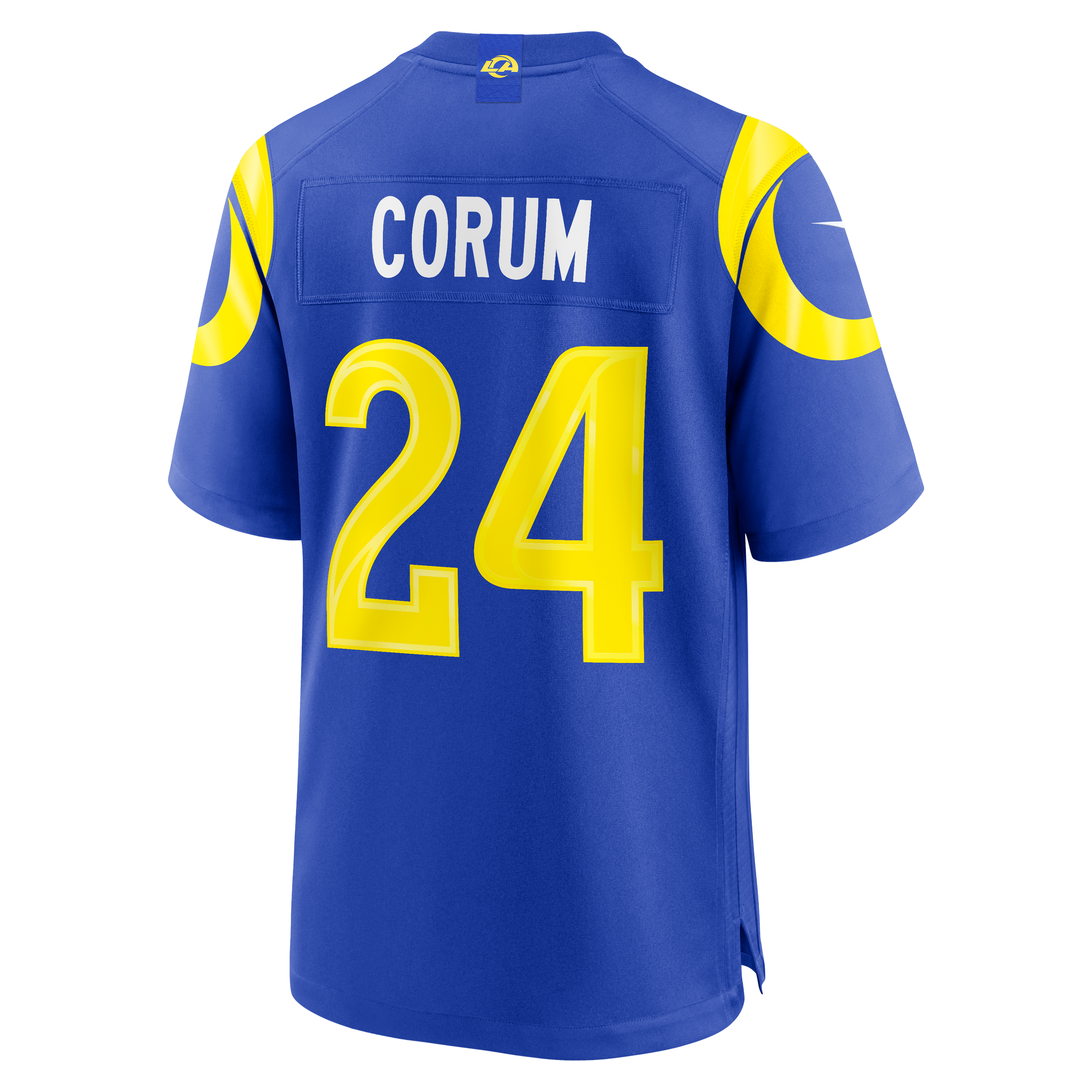 Men's Los Angeles Rams Blake Corum Nike Royal Game Jersey