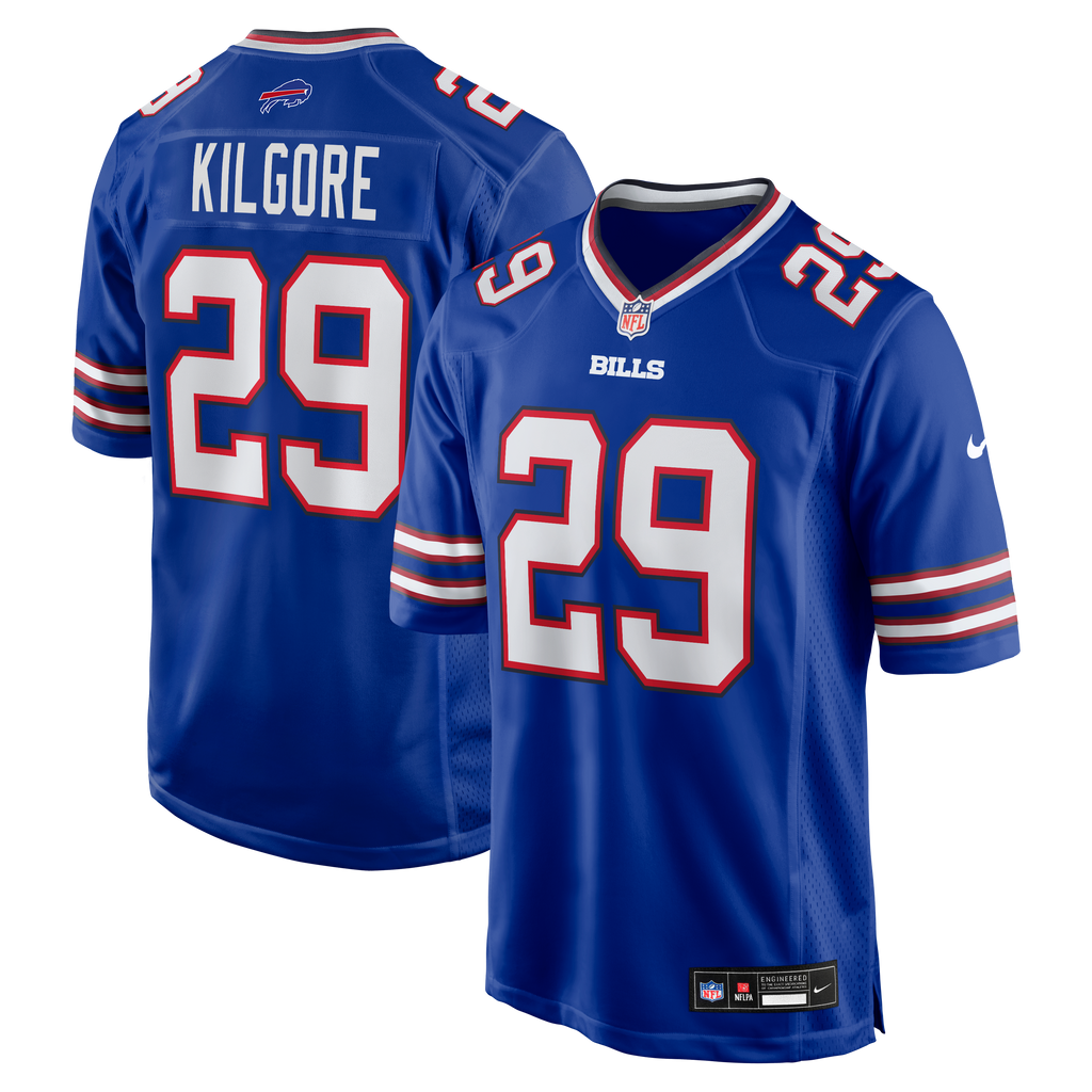 Men's Buffalo Bills Jalon Kilgore Nike Royal Team Game Jersey