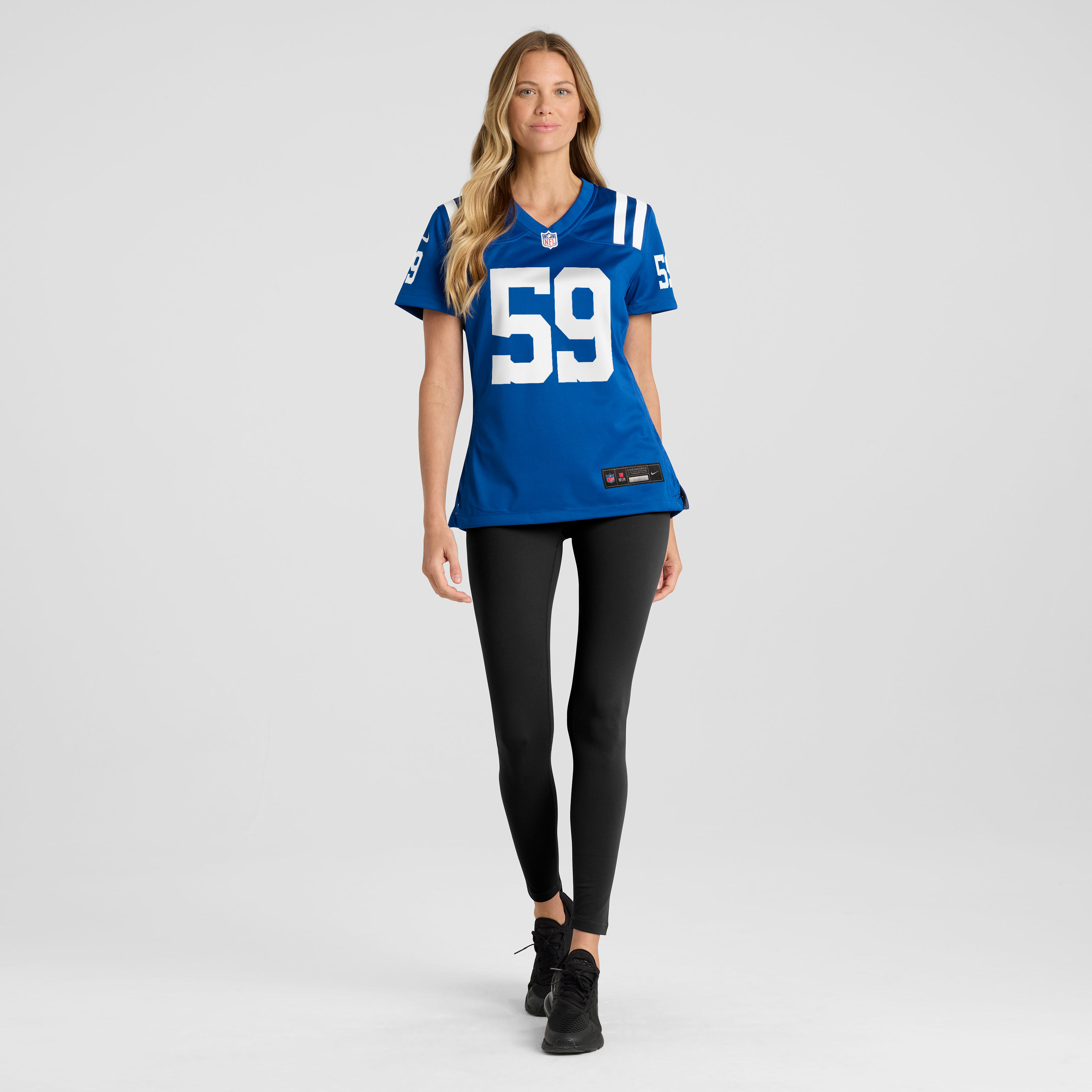 Women's Indianapolis Colts Buddy Johnson Nike Royal Team Game Jersey