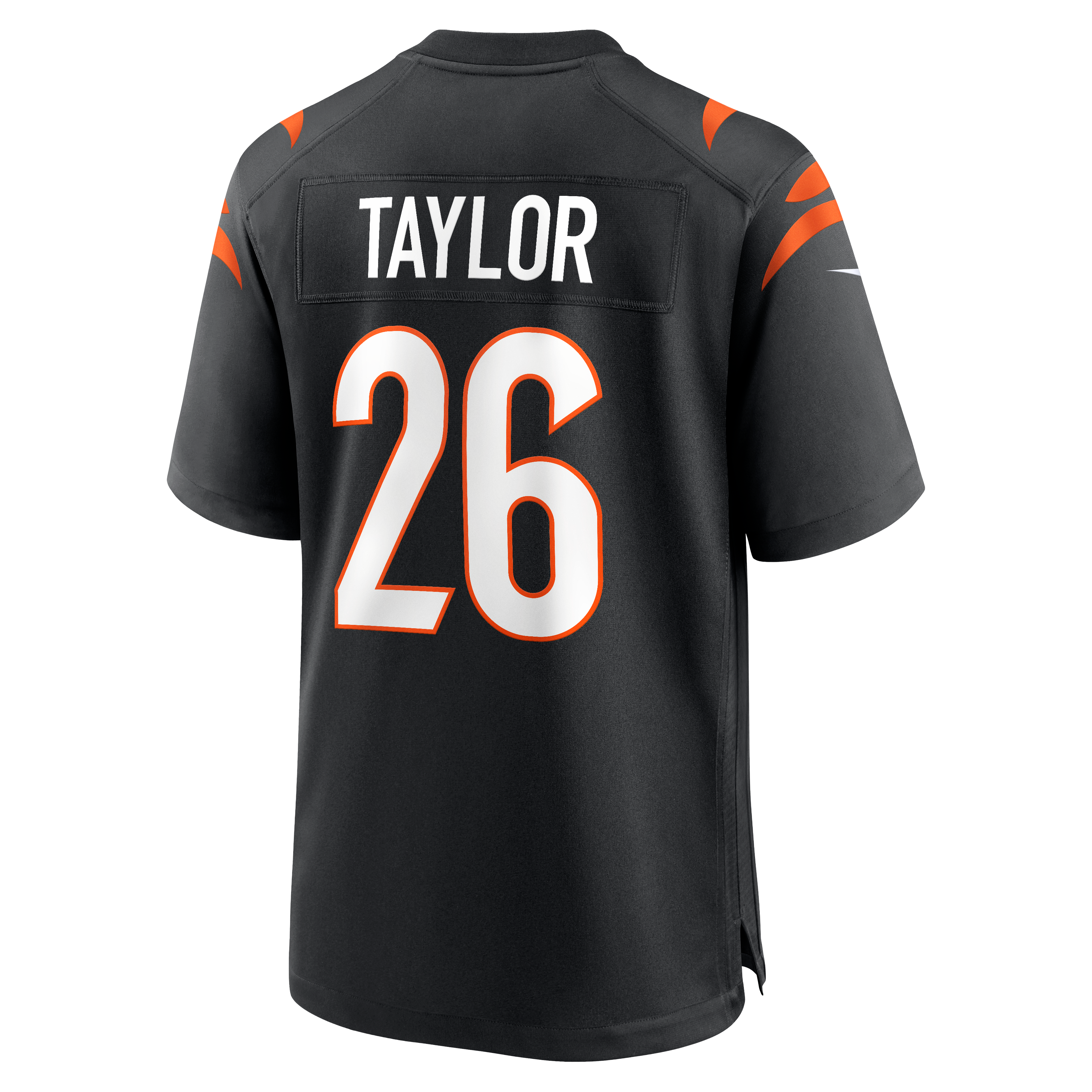 Men's Cincinnati Bengals Jasir Taylor Nike Black Team Game Jersey
