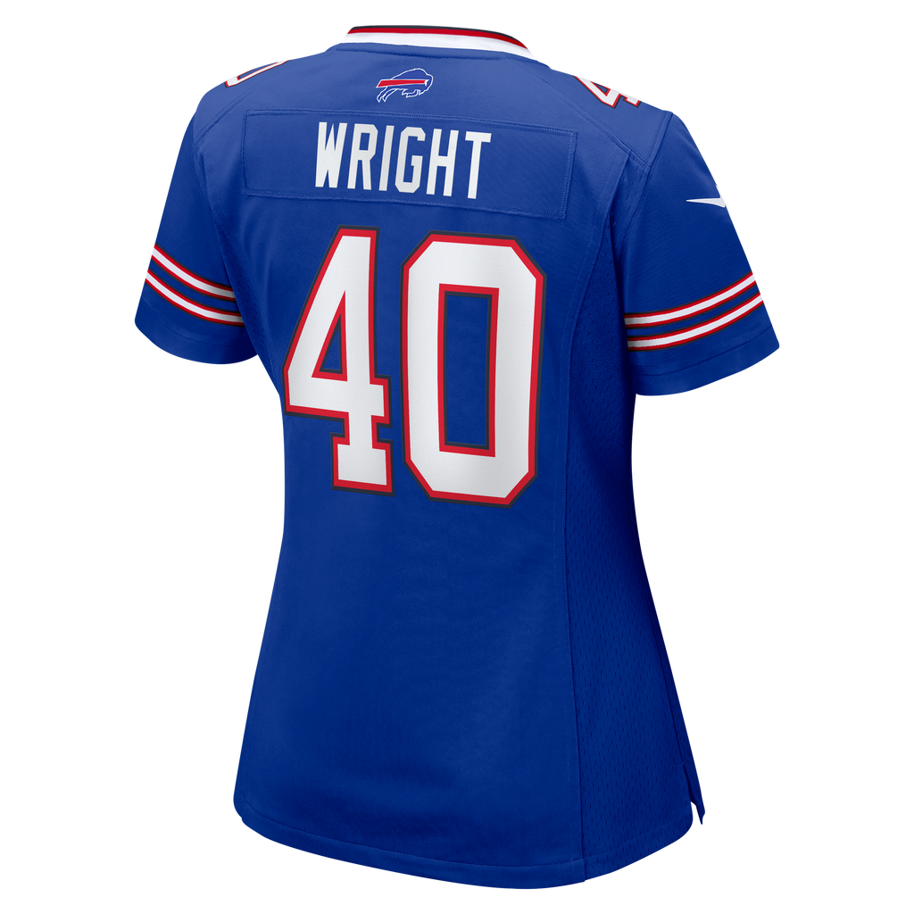 Women's Buffalo Bills Matthew Wright Nike Royal Team Game Jersey