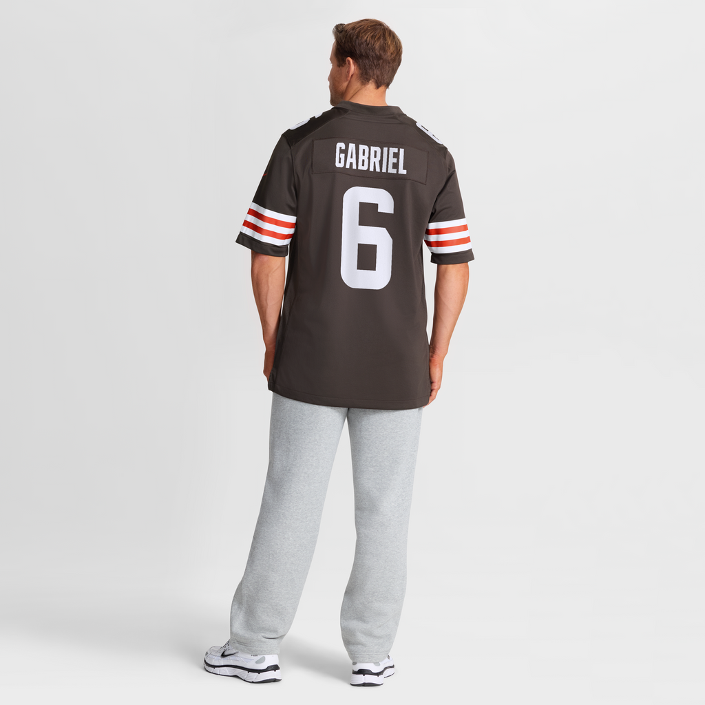 Men's Cleveland Browns Dillon Gabriel Nike Brown Team Game Jersey