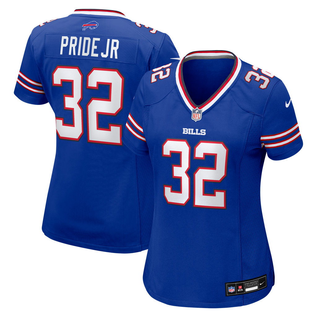 Women's Buffalo Bills Toriano Pride Jr Nike Royal Team Game Jersey