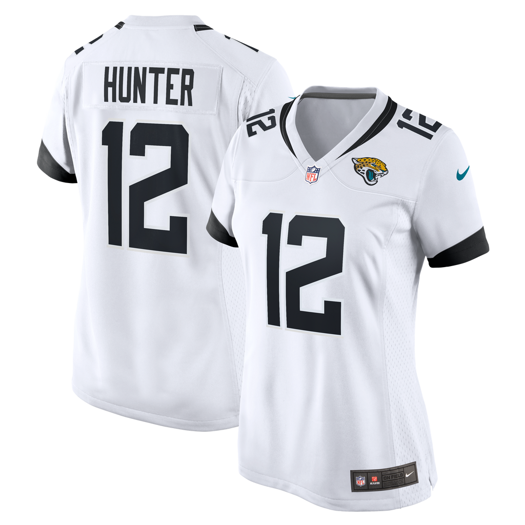 Women's Jacksonville Jaguars Travis Hunter Nike White Game Jersey