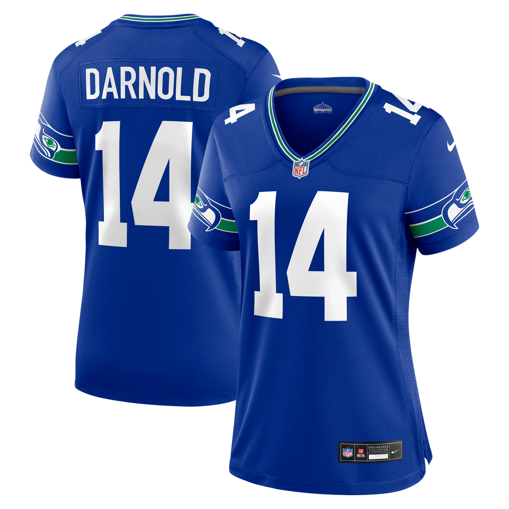 Women's Seattle Seahawks Sam Darnold Nike Royal Alternate Game Jersey