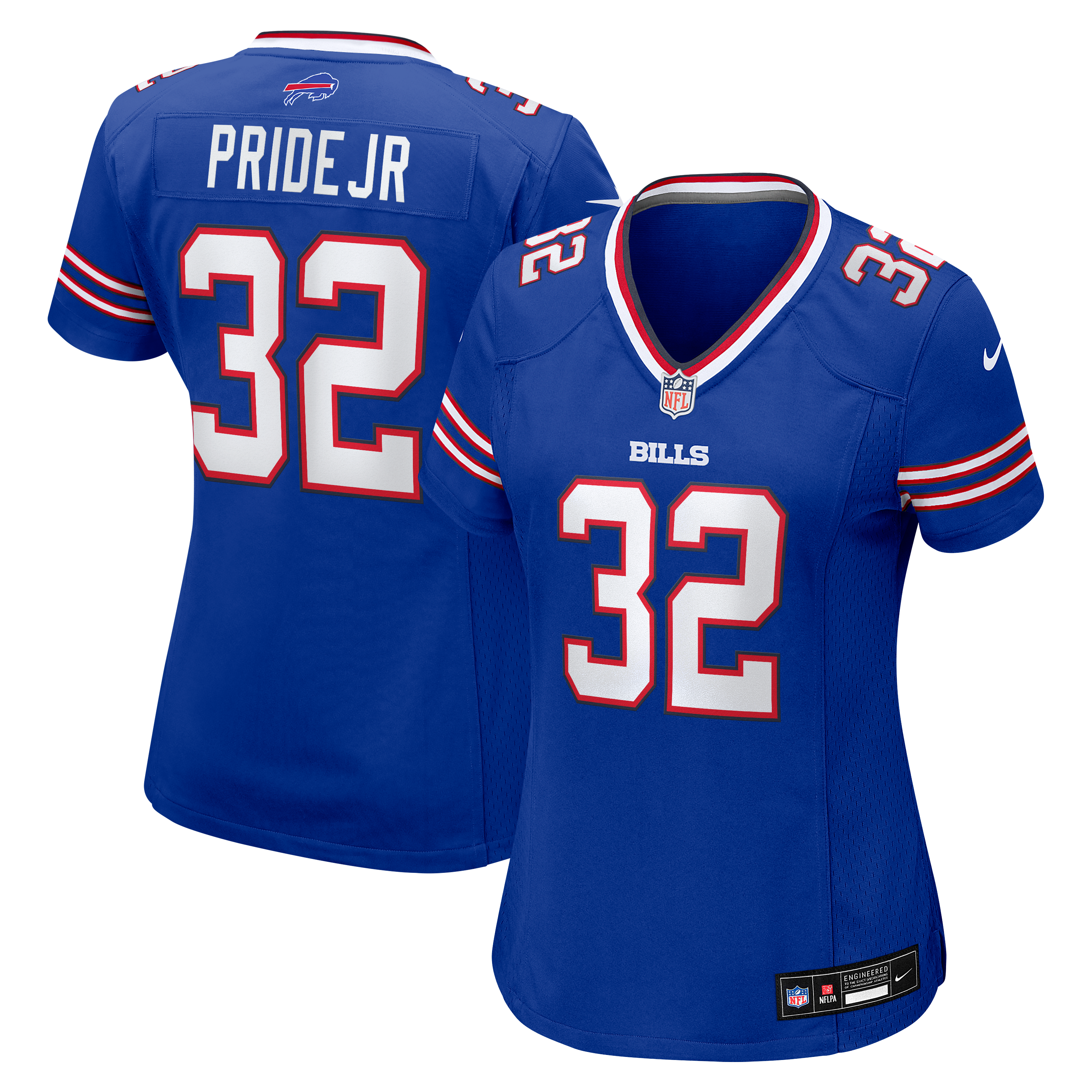 Women's Buffalo Bills Toriano Pride Jr Nike Royal Team Game Jersey