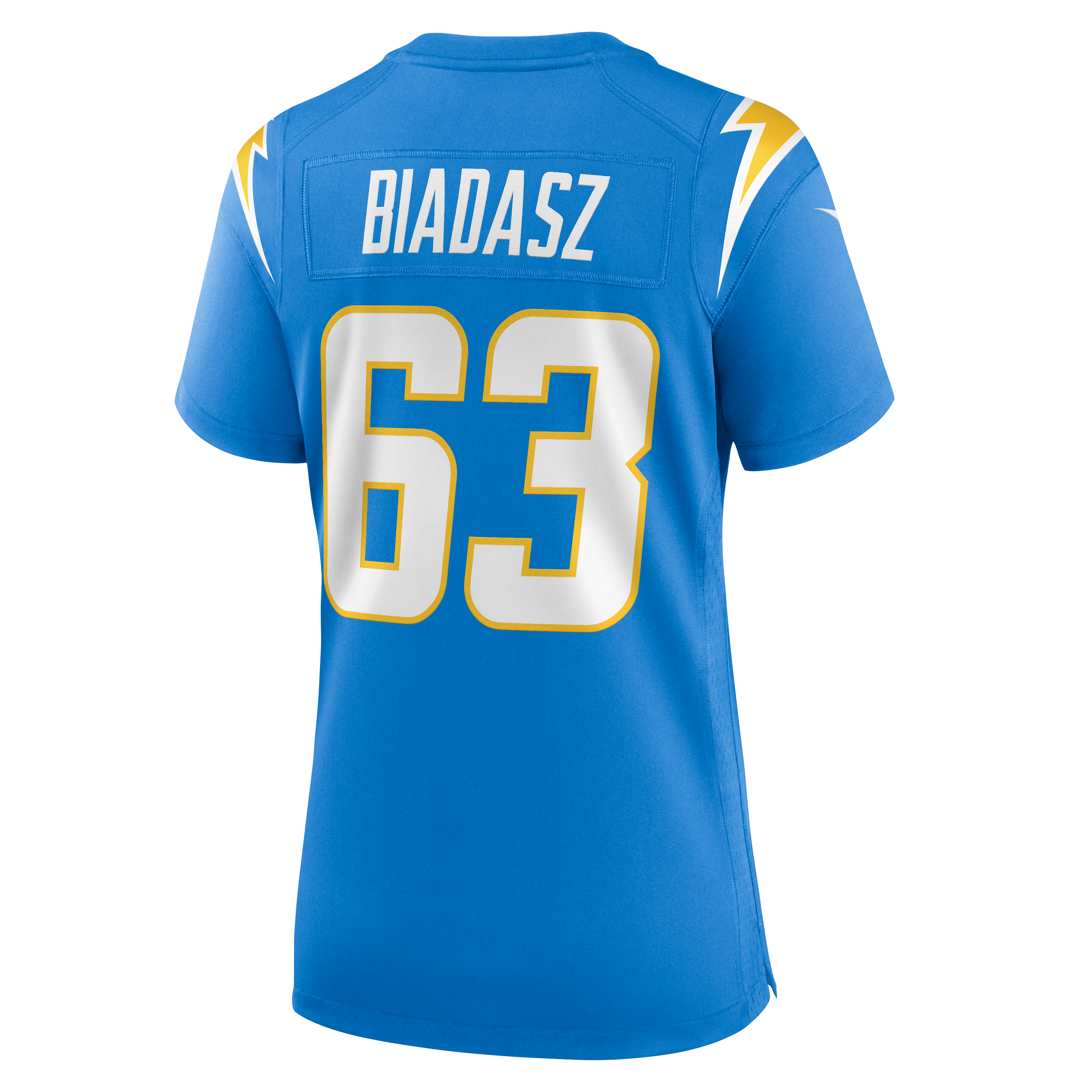 Women's Los Angeles Chargers Tyler Biadasz Nike Powder Blue Team Game Jersey