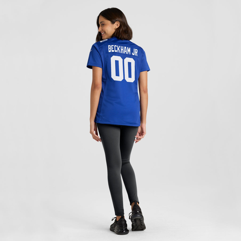 Women's New York Giants Odell Beckham Jr Nike Royal Team Game Jersey