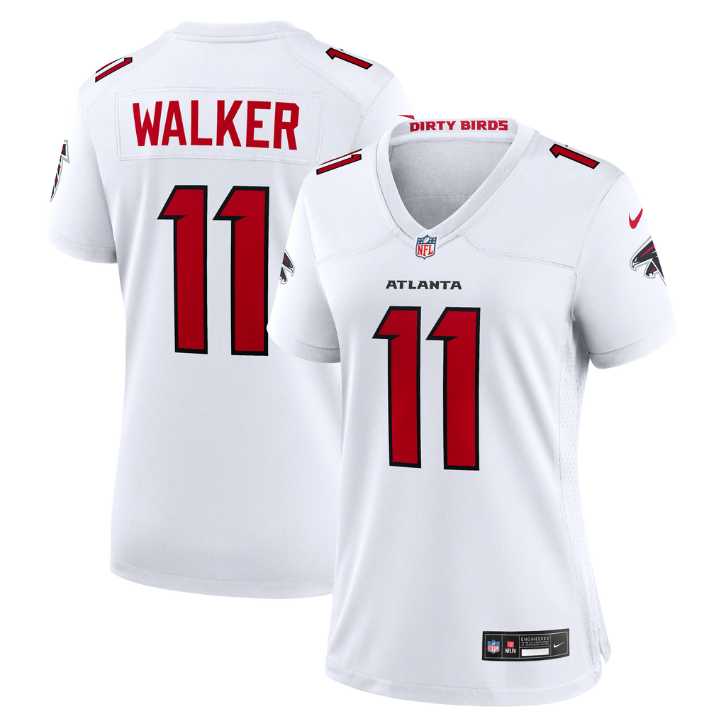 Women's Atlanta Falcons Jalon Walker Nike White Game Jersey