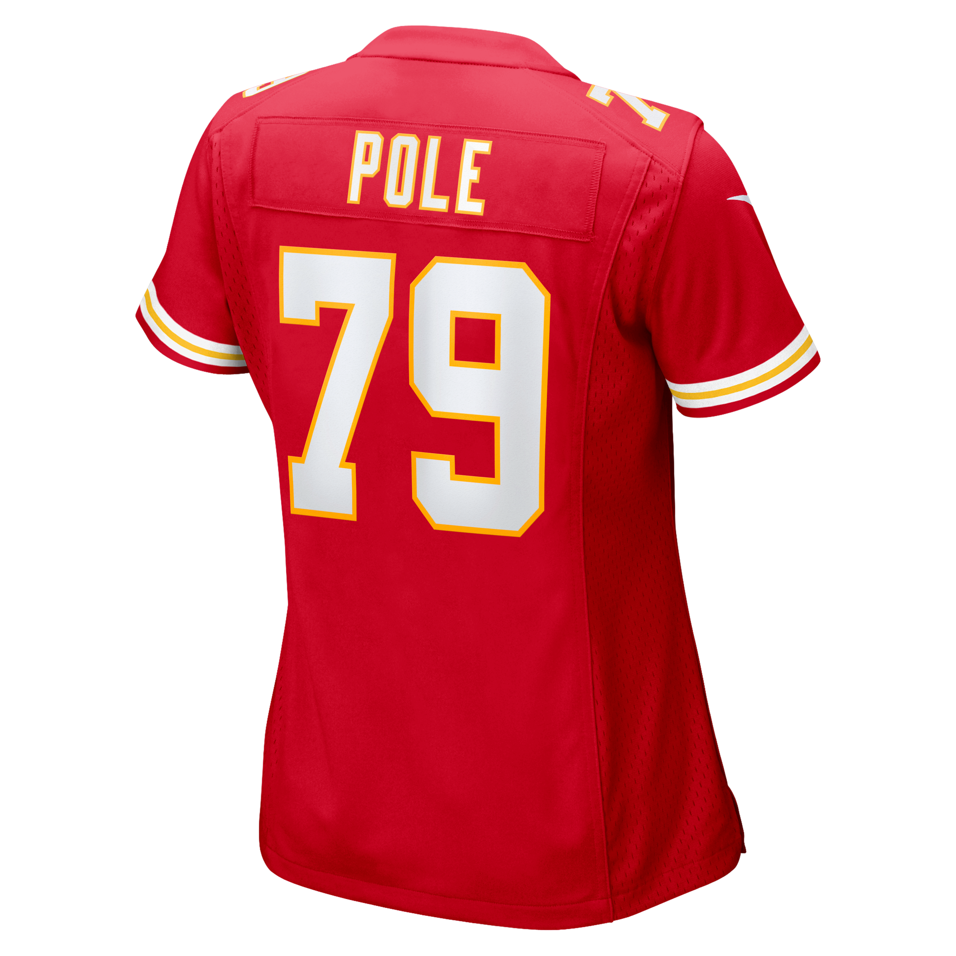 Women's Kansas City Chiefs Esa Pole Nike Red Team Game Jersey