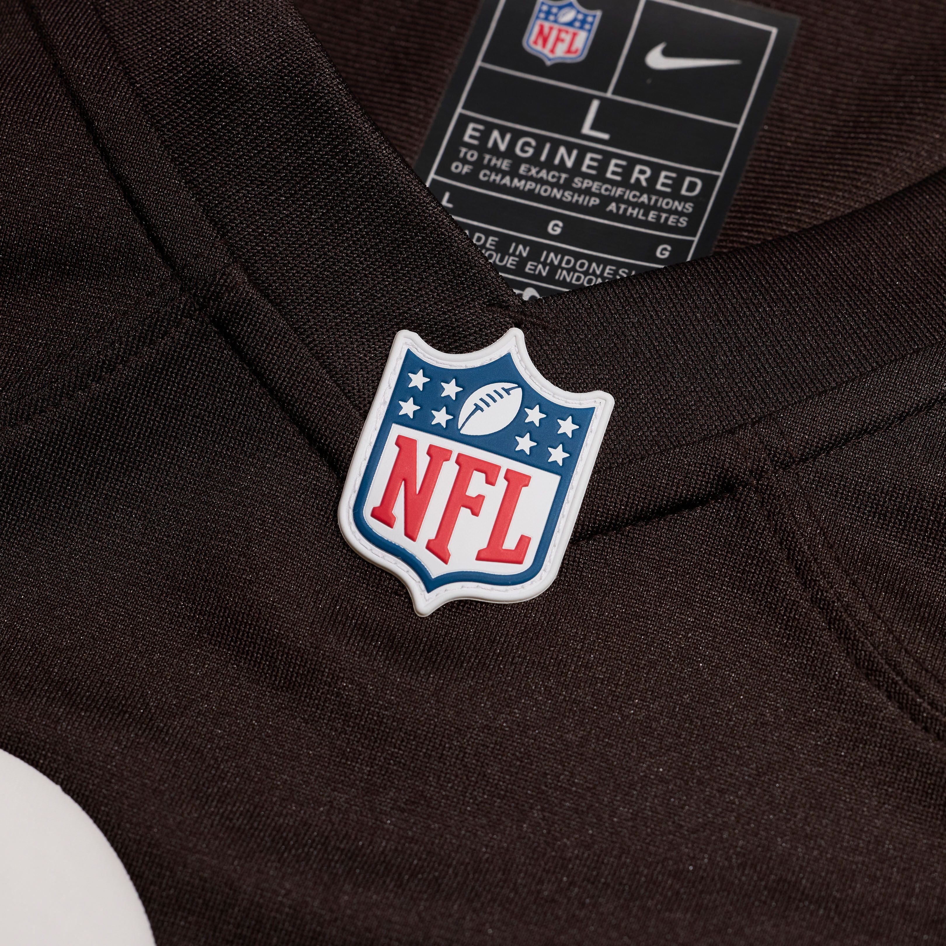 Men's Cleveland Browns Austin Barber Nike Brown Team Game Jersey