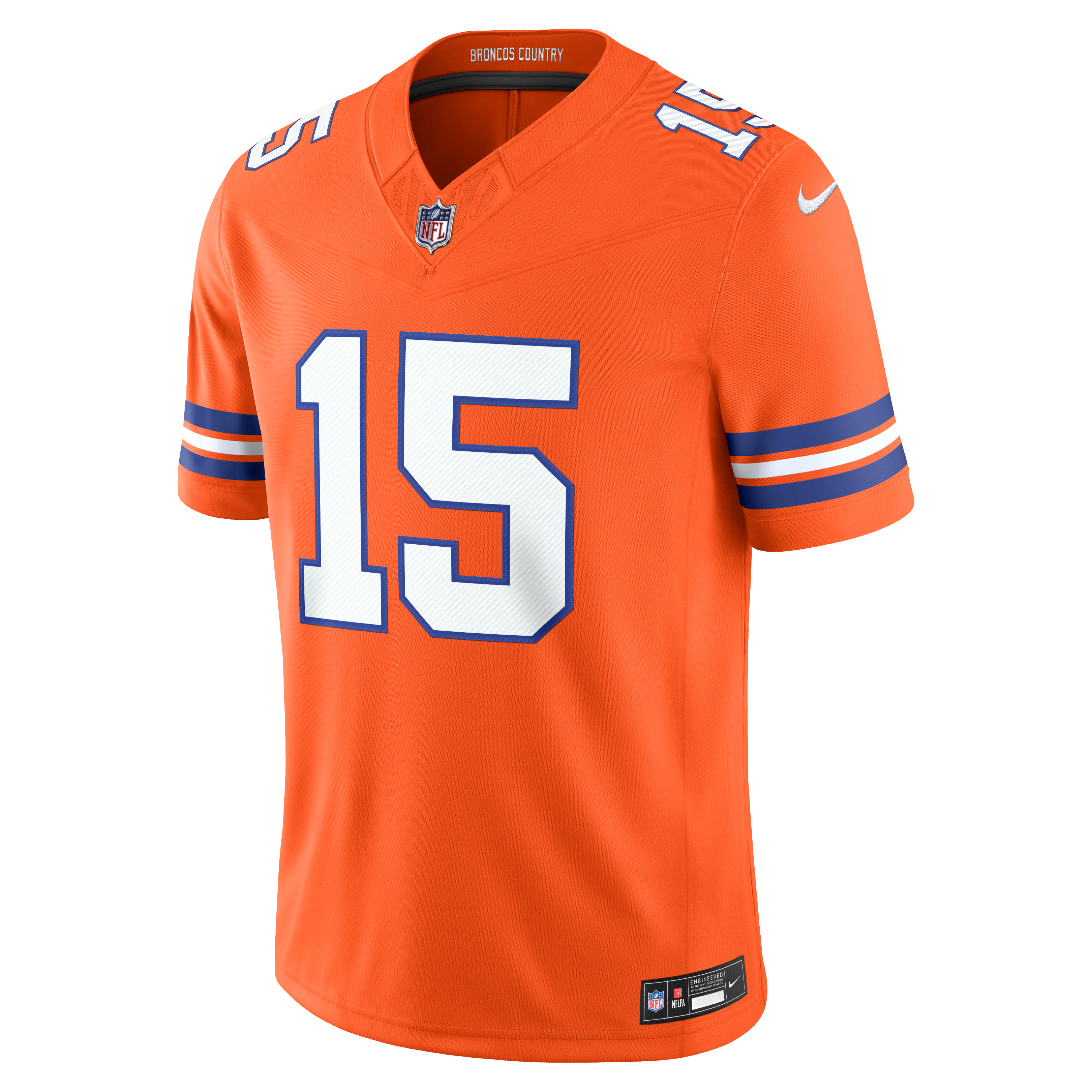 Men's Denver Broncos Nik Bonitto Nike Orange Alternate Mile High Collection 1977 Throwback Vapor Fuse Stitched Limited Jersey