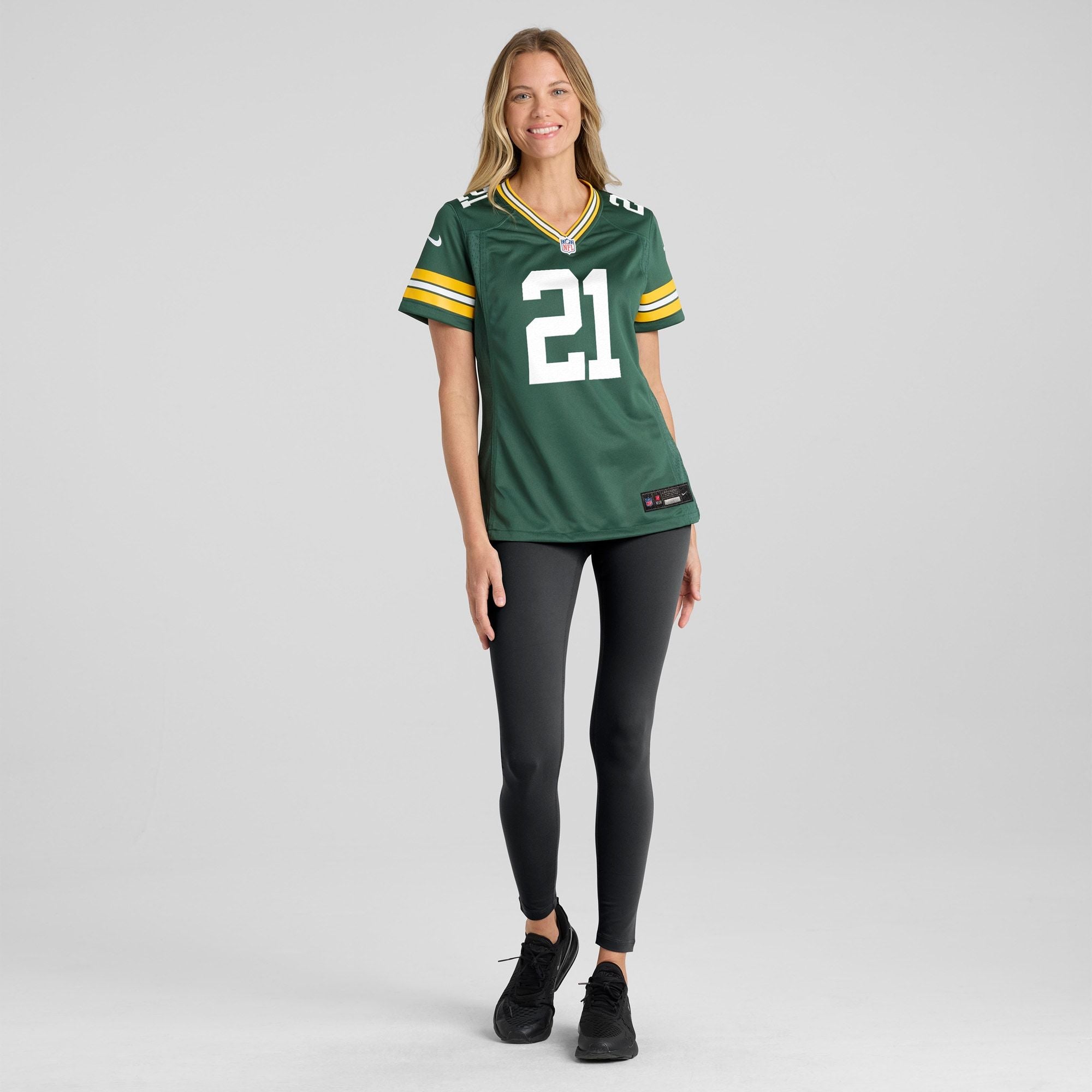 Women's Green Bay Packers Benjamin St Juste Nike Green Team Game Jersey
