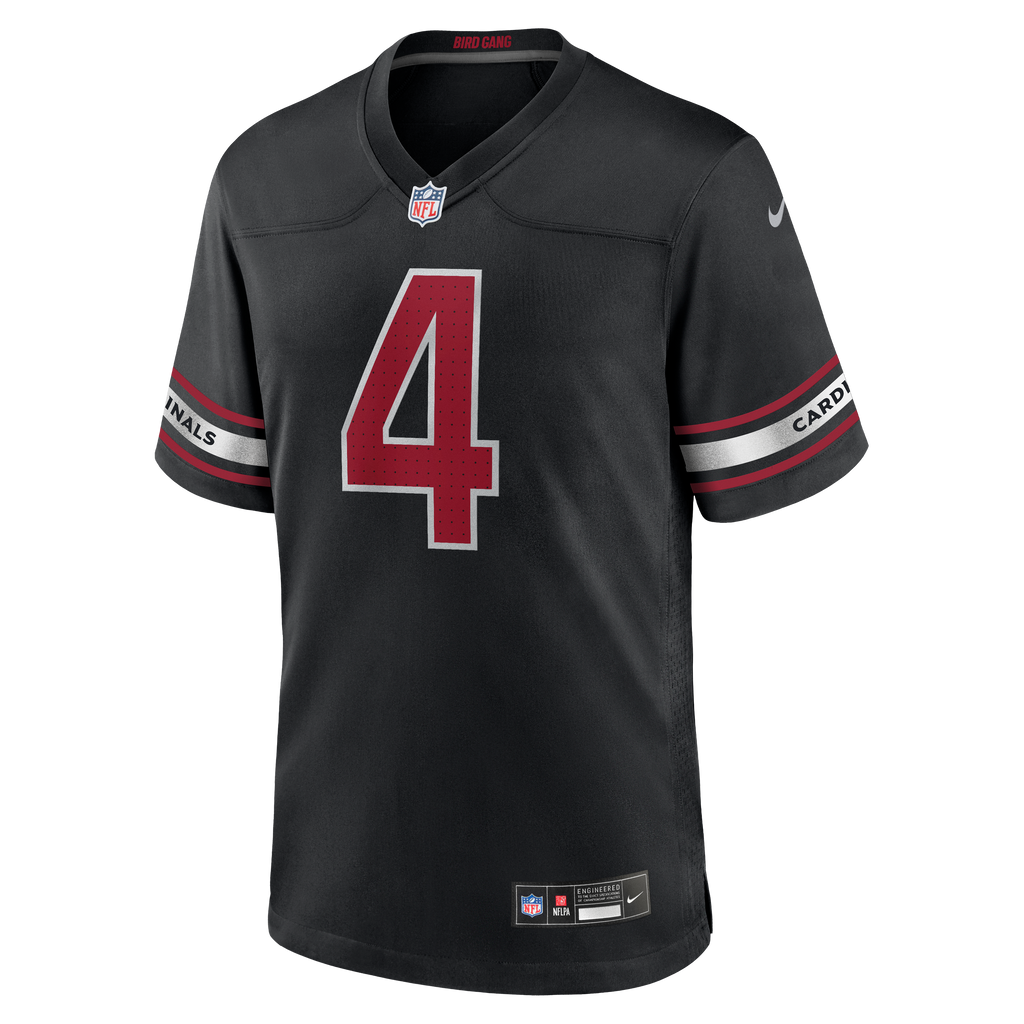 Men's Arizona Cardinals Jeremiyah Love Nike Black Alternate Game Player Jersey