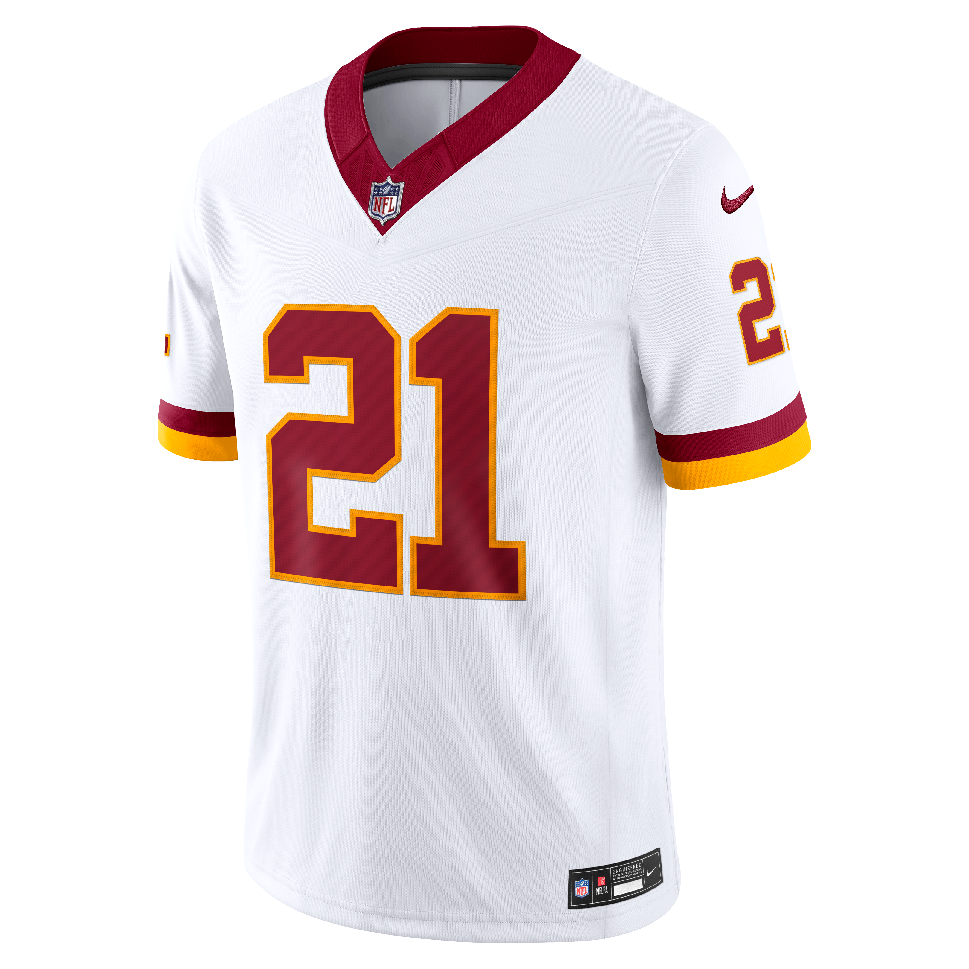 Men's Washington Commanders Sean Taylor Nike White Vapor Fuse Stitched Retired Limited Jersey
